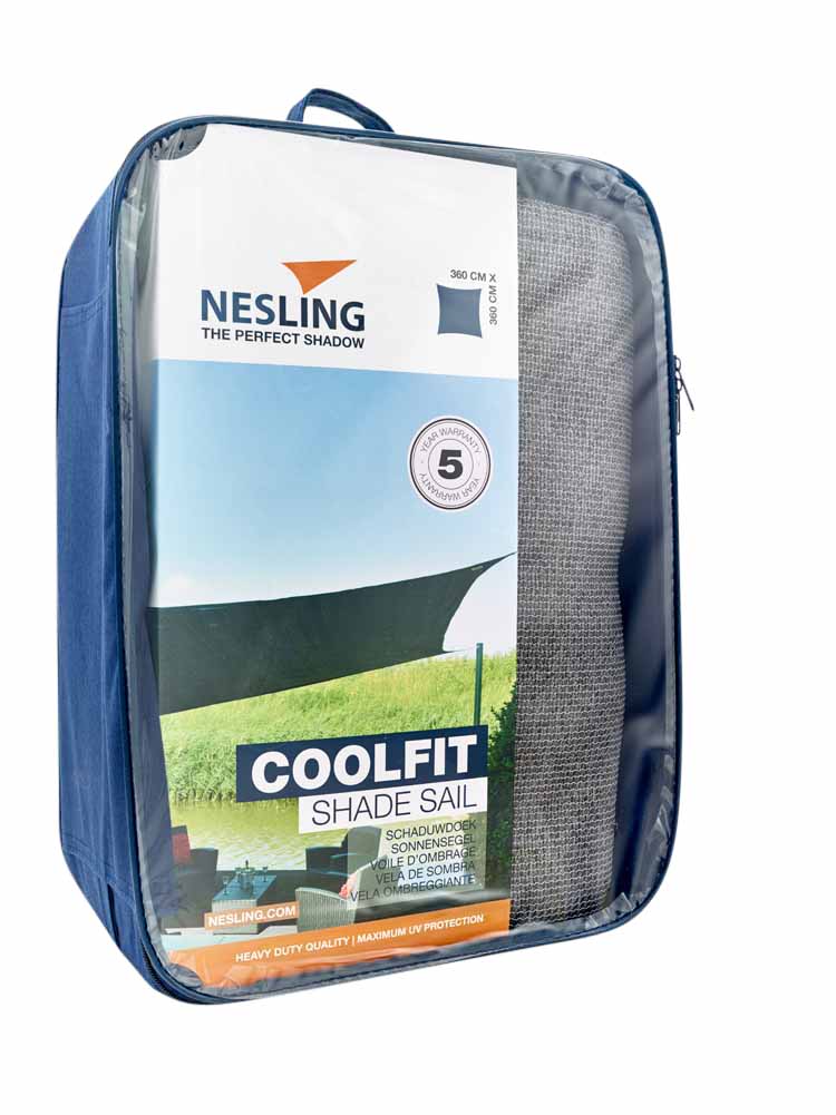 Vierkant verpakking Coolfit 3,6m - antraciet