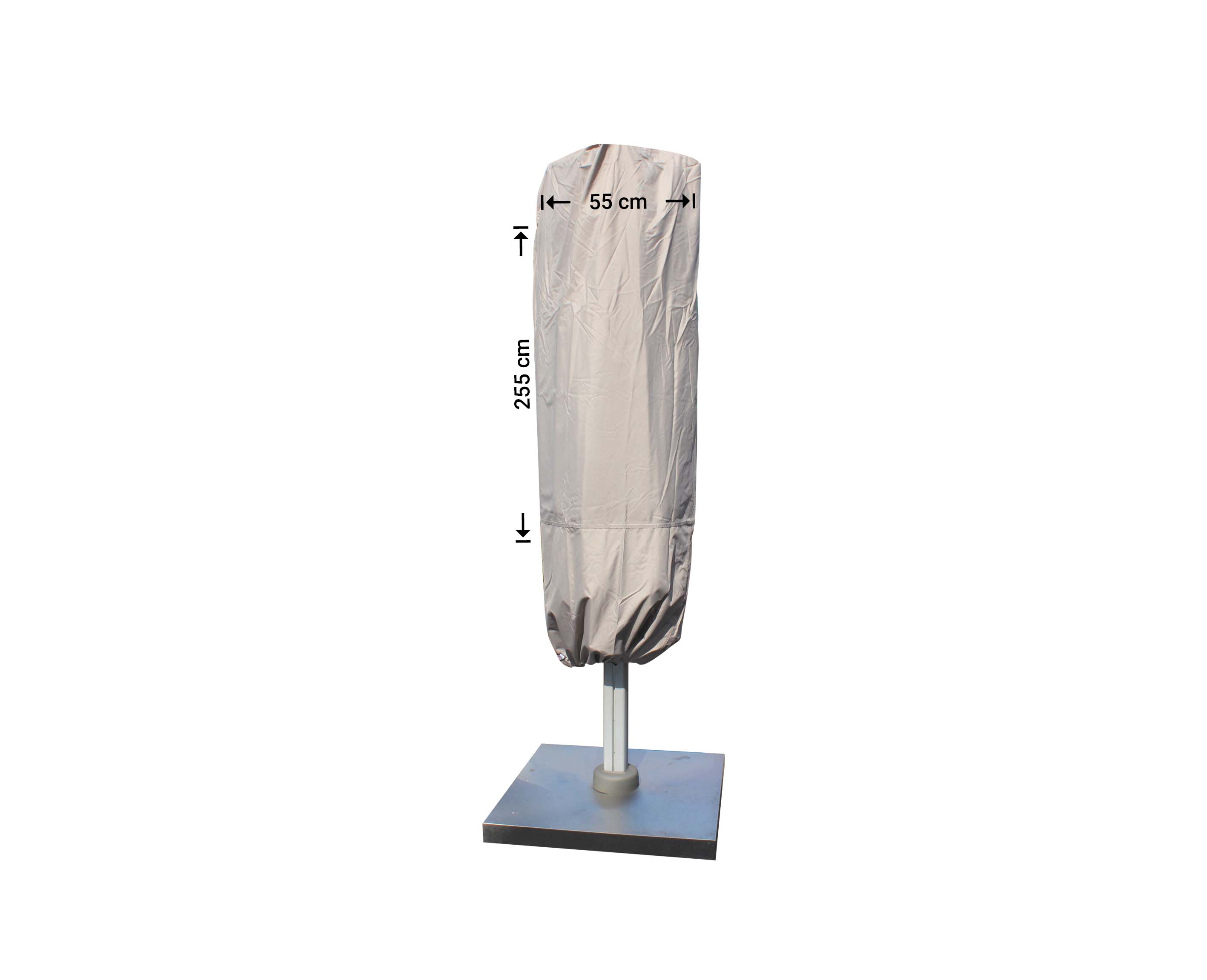 RUSQuatroP6XL_8720726723398 Beschermhoes dubbele parasol 255 cm