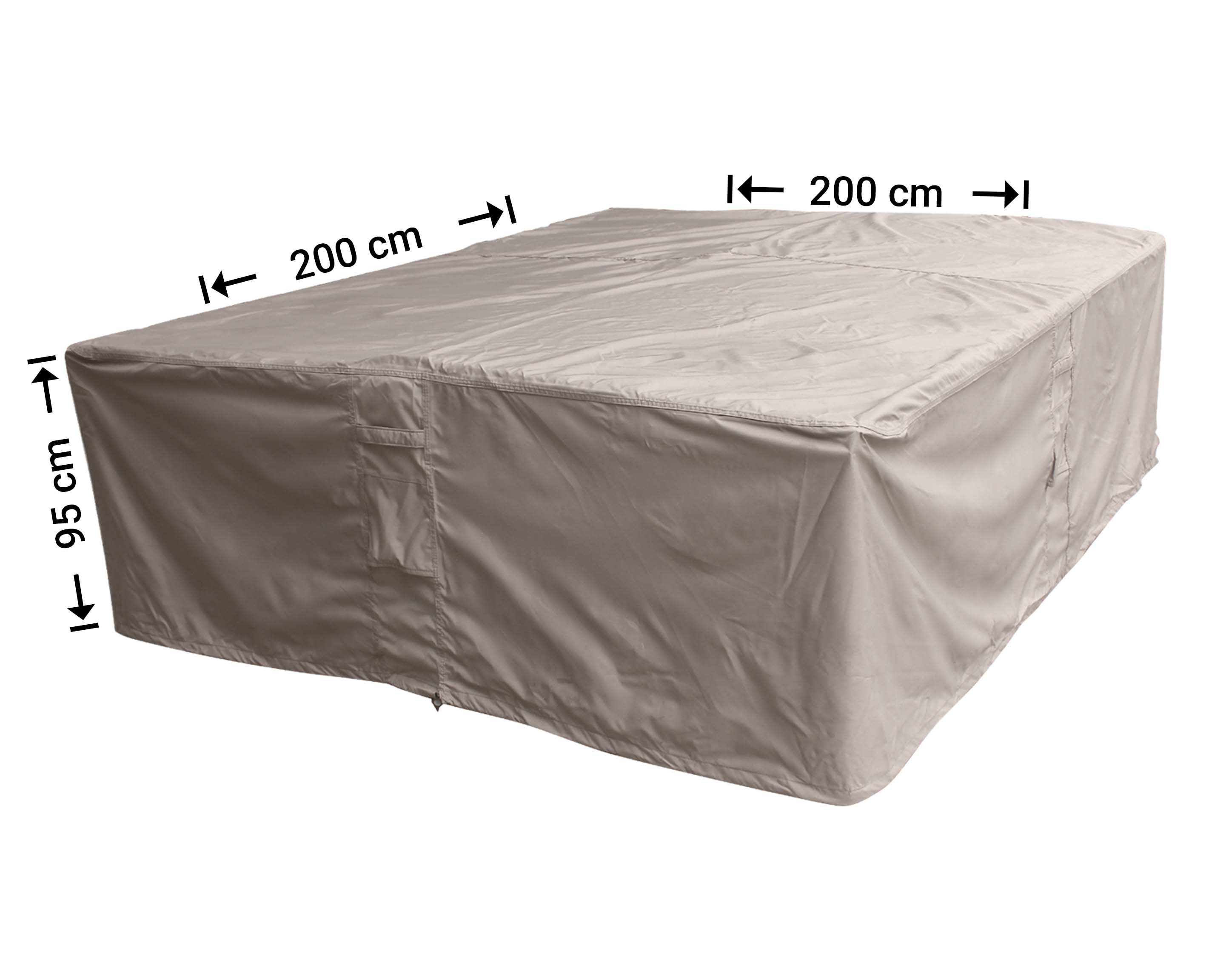 RDS200200highUgVzcnXS956gx Afdekhoes 200 x 200 H: 95 cm