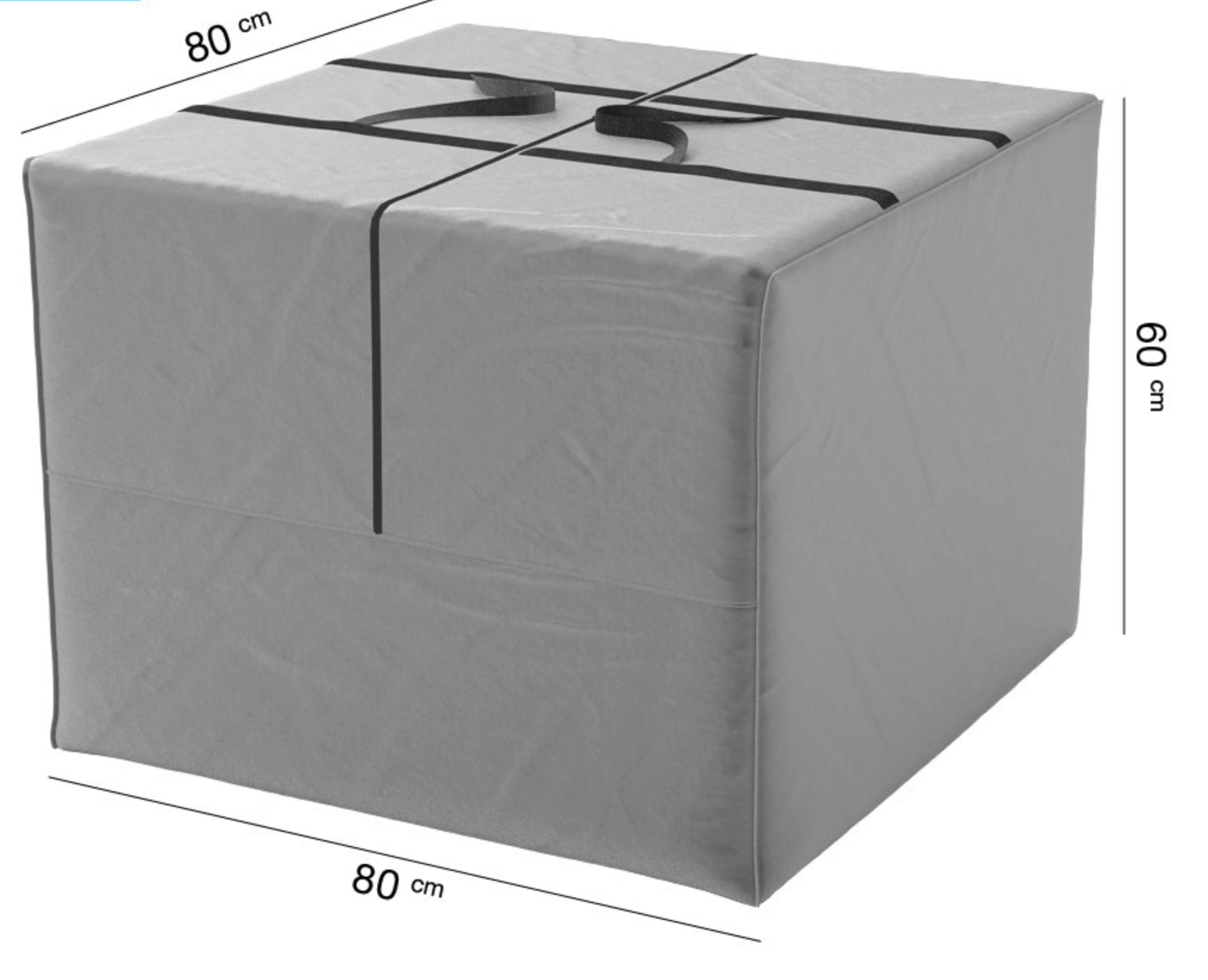 Cushion bag lounge cushions 80 x 80 H: 60 cm