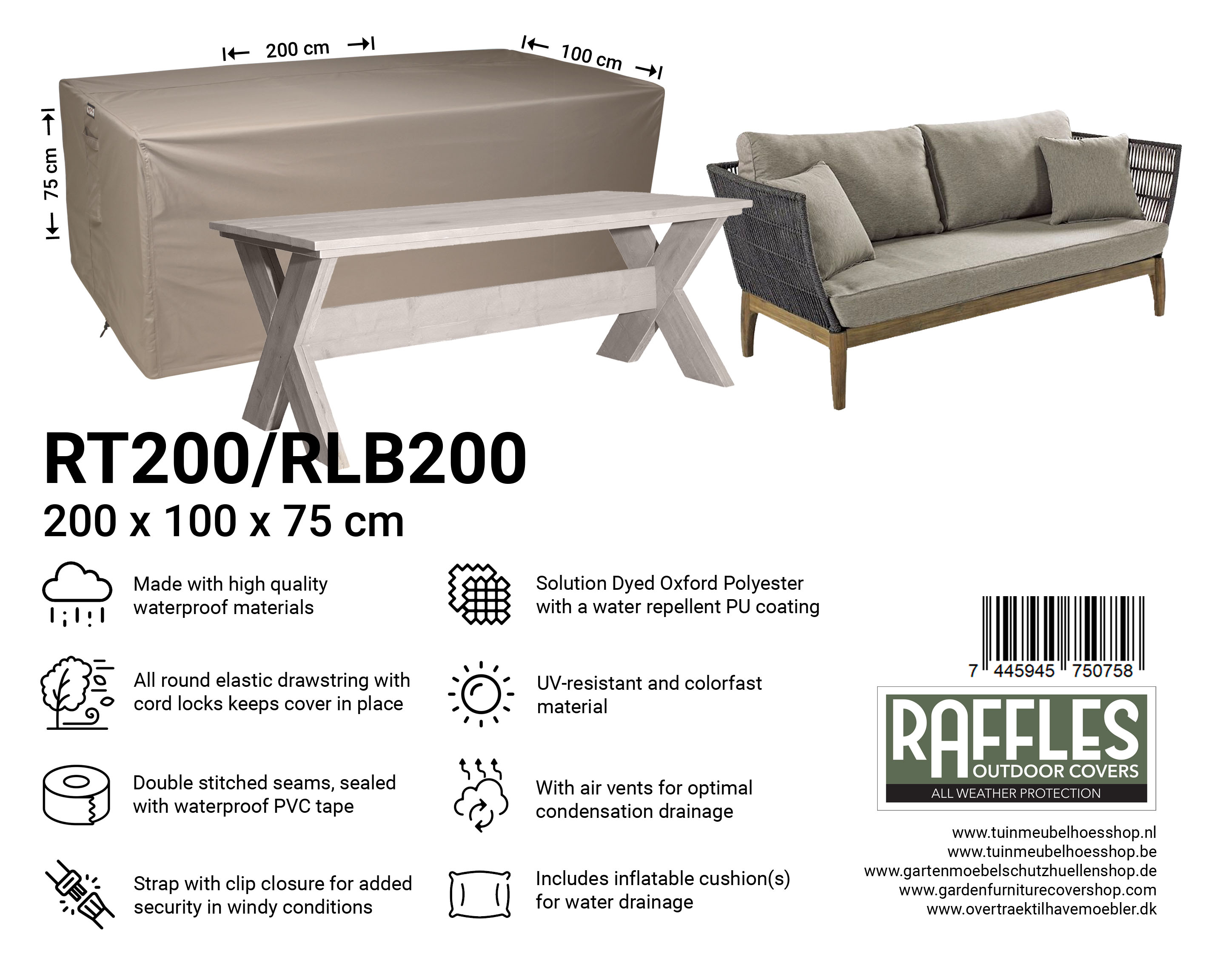 RT200-RLB200_7445945750758-7445945742753yUcXDrdDj7t4C RT200/RLB200 hoes tuinbank 200 x 100 H: 75 cm