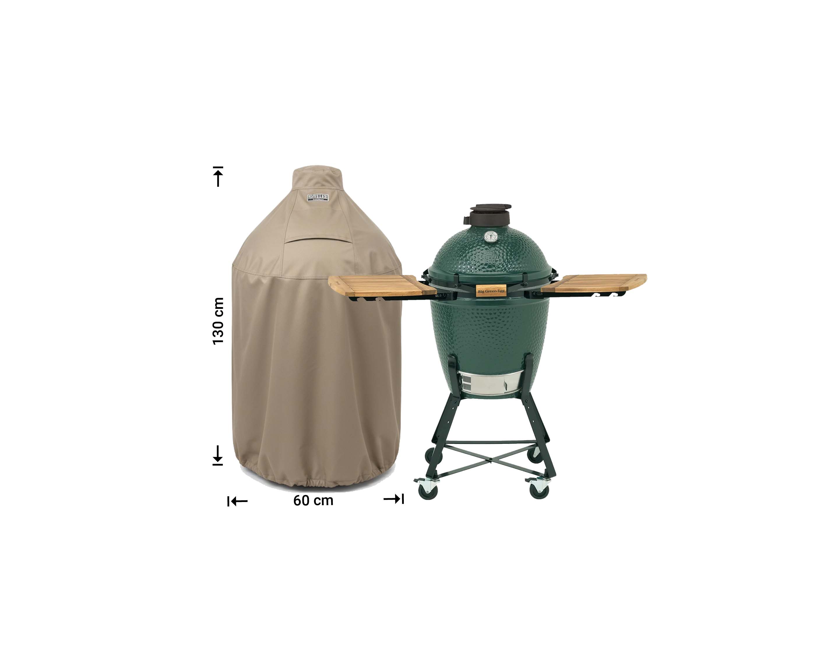Raffles Covers round Kamado Cover for Big Green Egg & Ceramic Grills