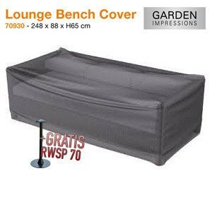 Cover for lounge sofa or garden table 248 x 88 H: 65 cm