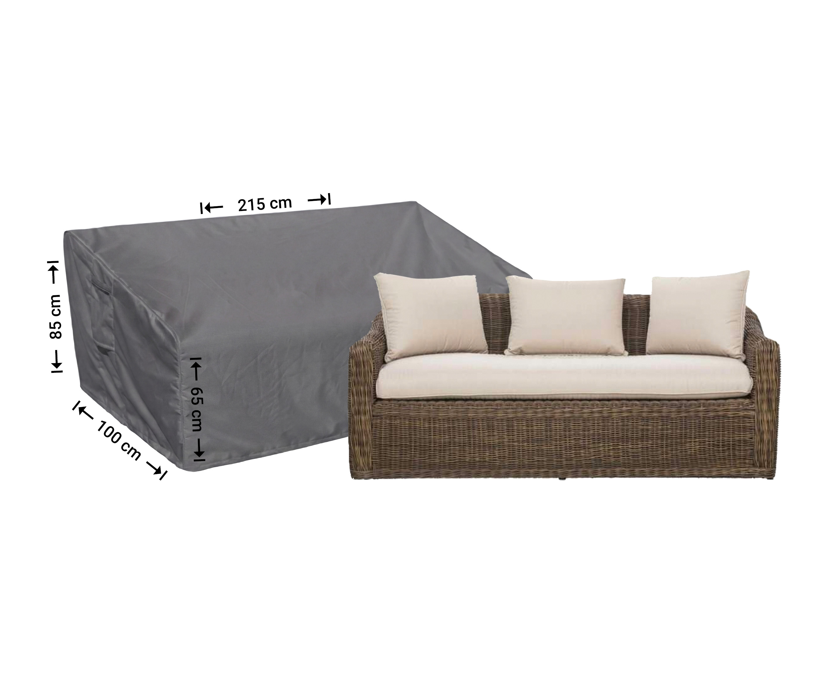 Raffles Covers shaped lounge sofa cover