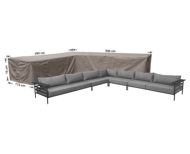 Raffles Covers L-shaped corner sofa covers with equal sides