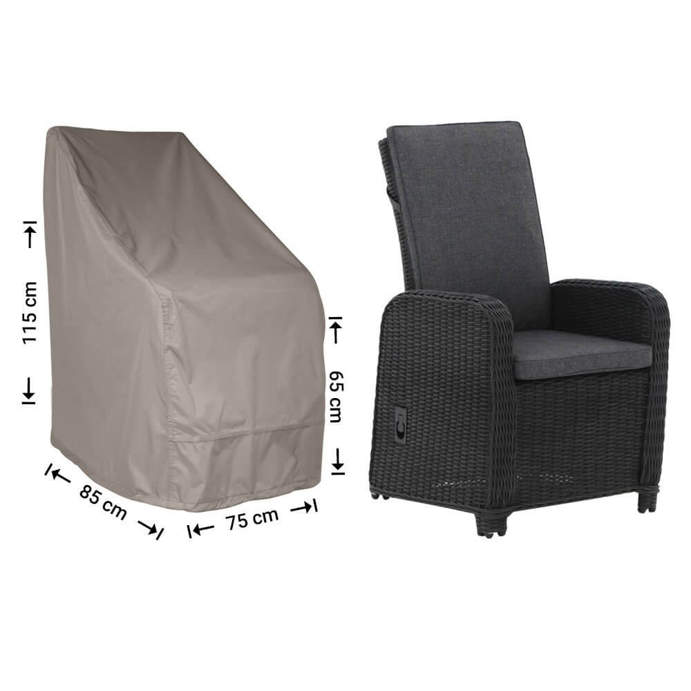 radjc85-completeH7u57GtXufrPL Cover for lounge chair 85 x 75 H: 115 / 65 cm