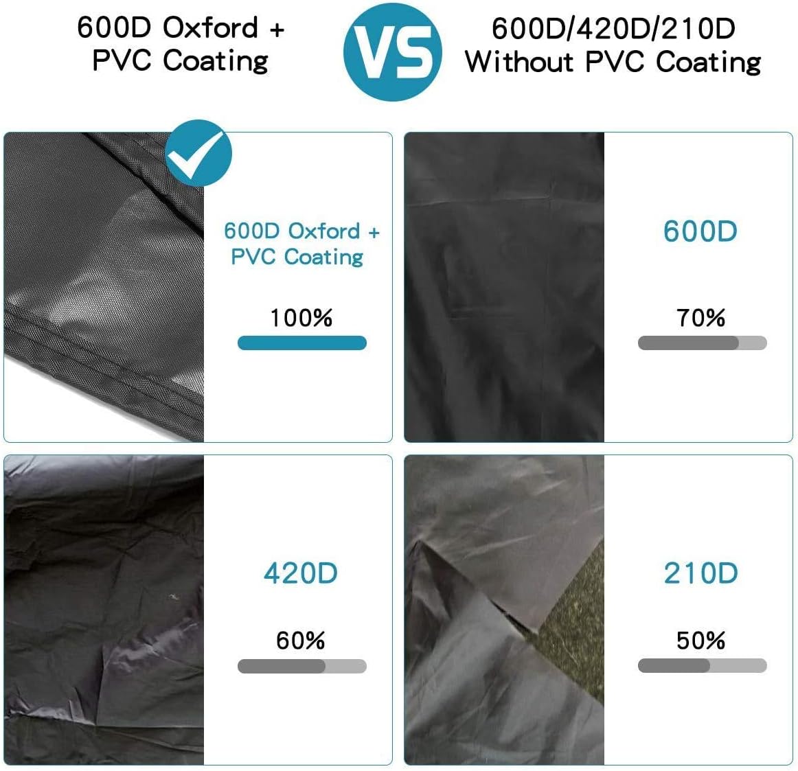Garden furniture protection cover 230 x 140 H: 85 cm