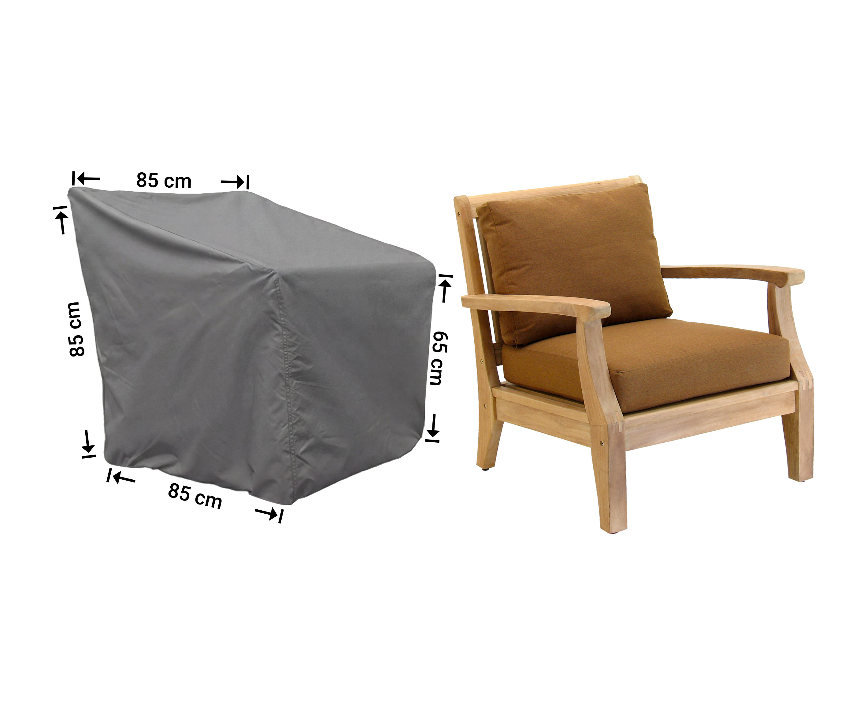 Raffles Covers lounge chair cover sloping high back