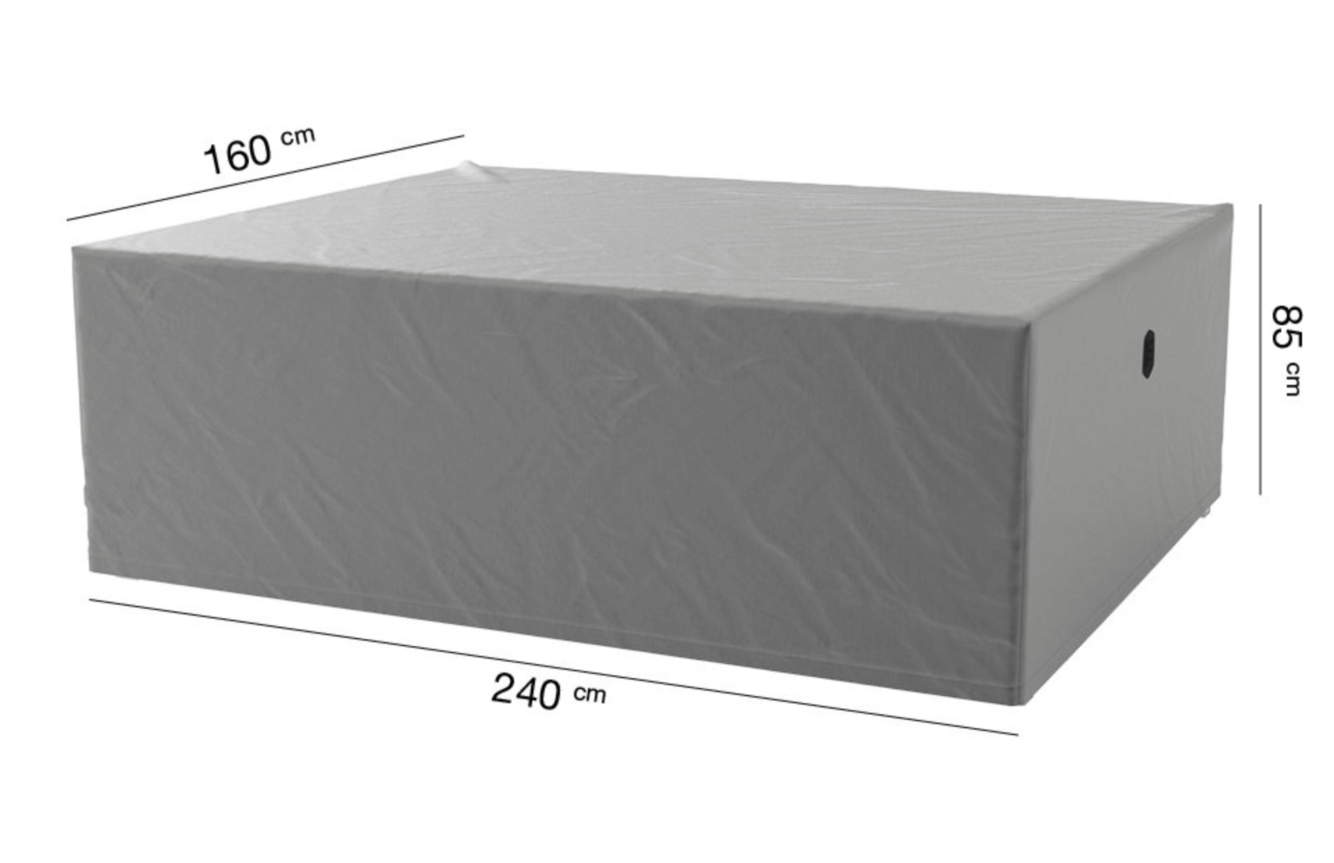 Cover for table with chairs 240 x 160 H: 85 cm