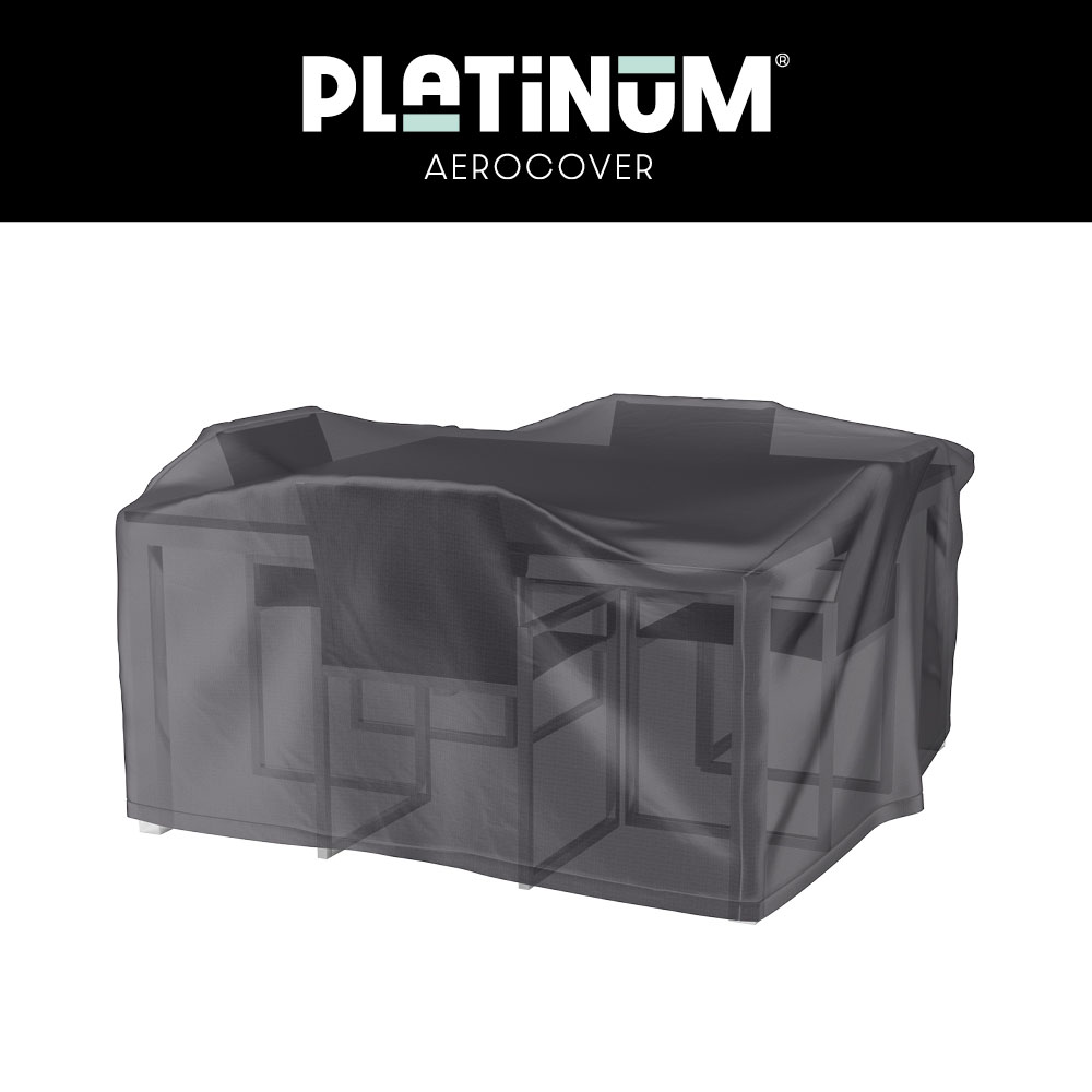 Cover for a square patio furniture set 130 x 130 H: 85 cm