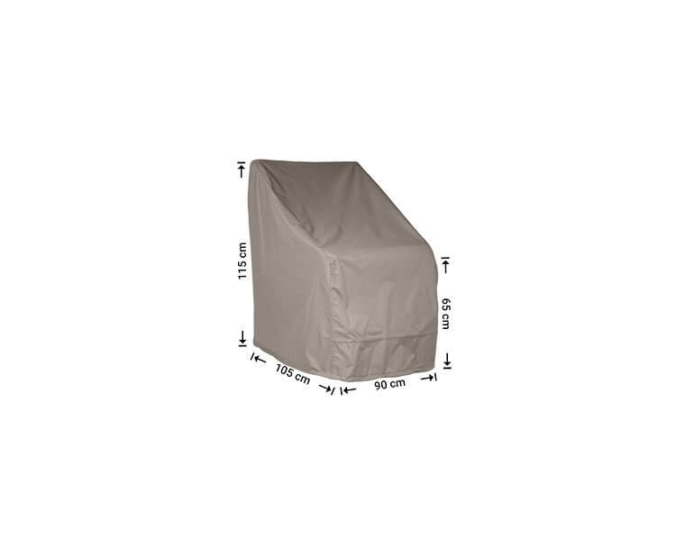 RADJC105-23bvuw7MXH6CmP Protection cover for outdoor chair 105 x 90 H: 115 / 65 cm