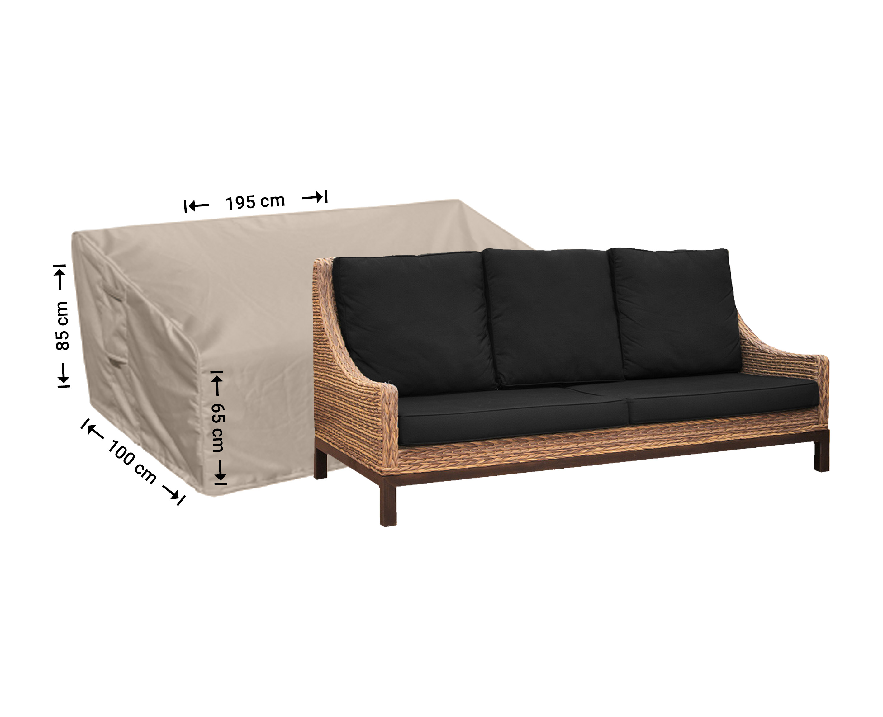 Raffles Covers shaped lounge sofa cover