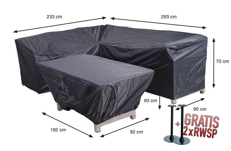 Diningloungeset protection cover 293 x 233 x 90 H: 70 cm