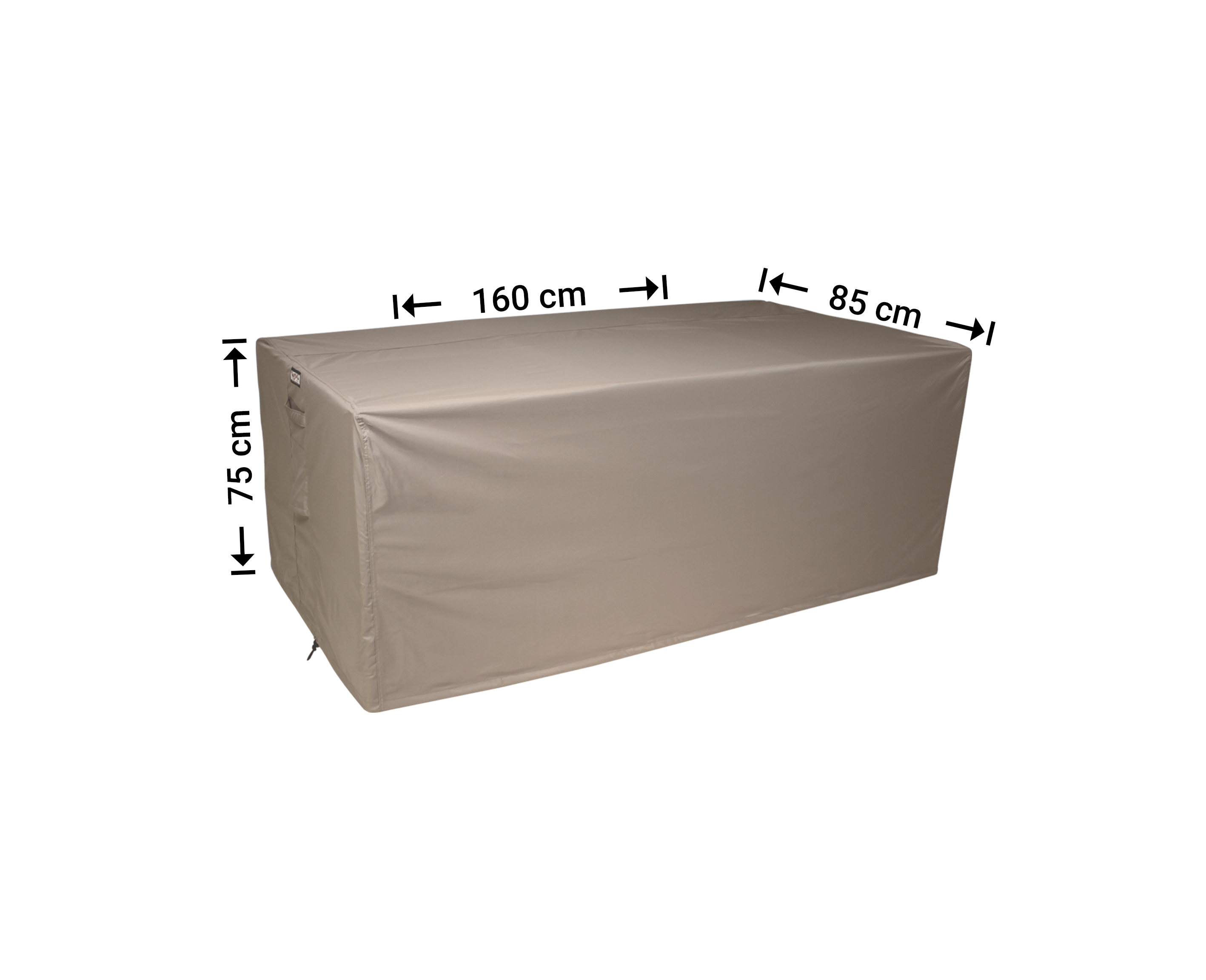 Lounge sofa cover 160 x 85, H: 75 cm small