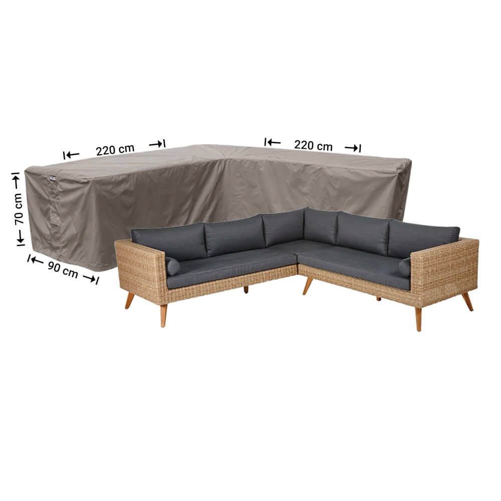 Raffles Covers L-shaped corner sofa covers with equal sides