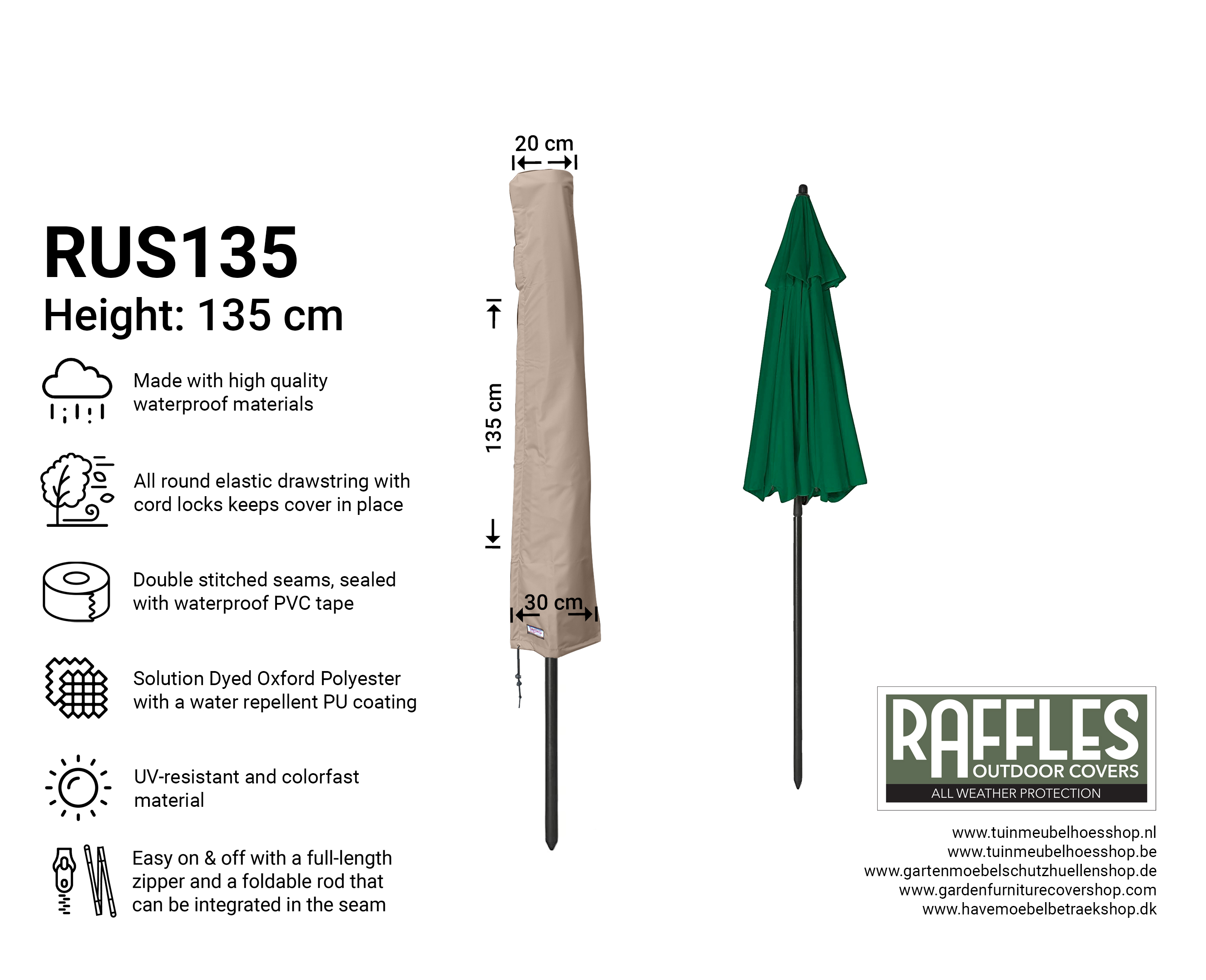 RUS135r7KGCVQxiqJC8 RUS135 parasolhoes 135 cm