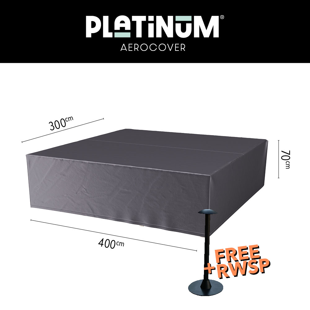 Protection cover for lounge set  XL 400 x 300 H: 70 cm