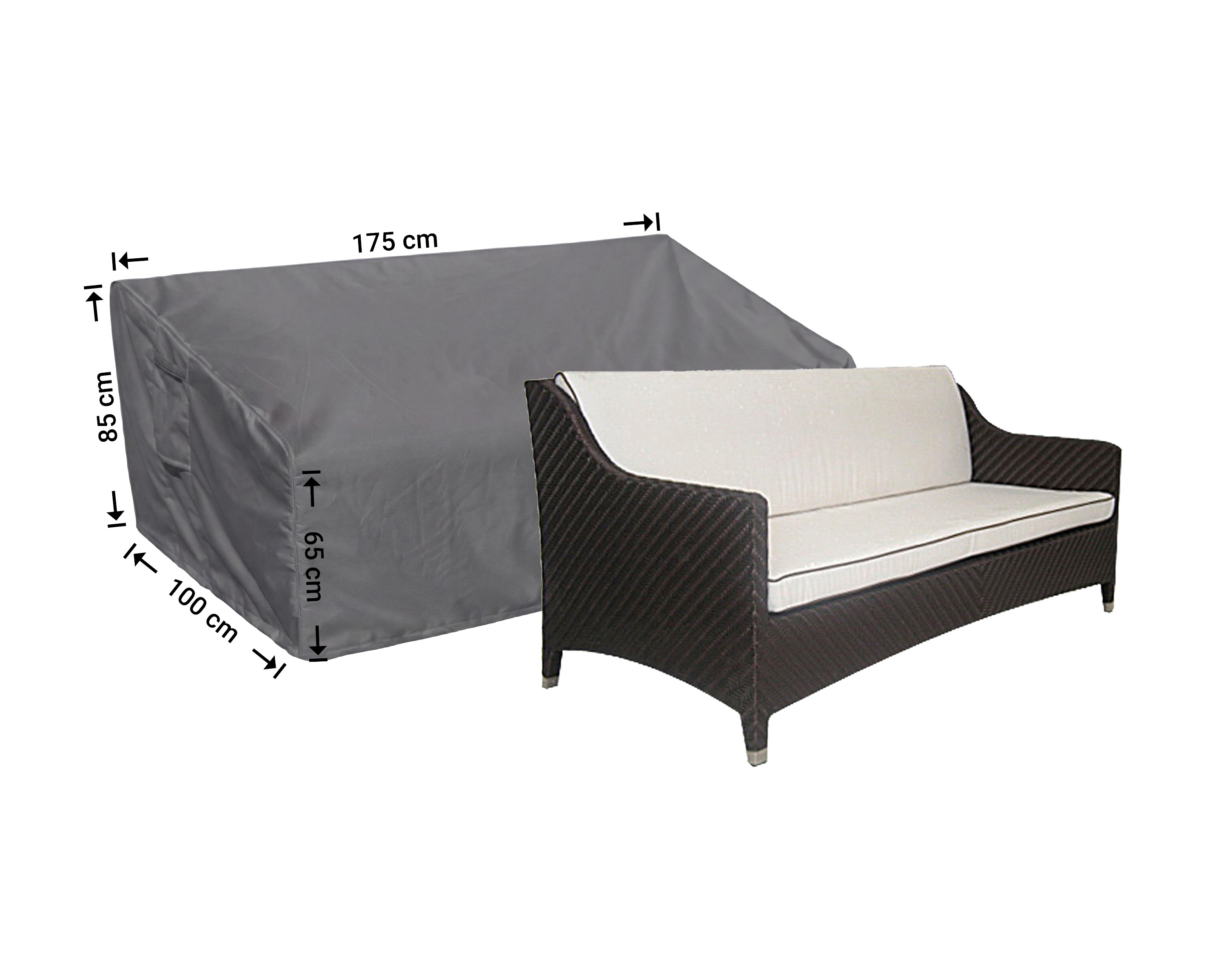 Raffles Covers shaped lounge sofa cover