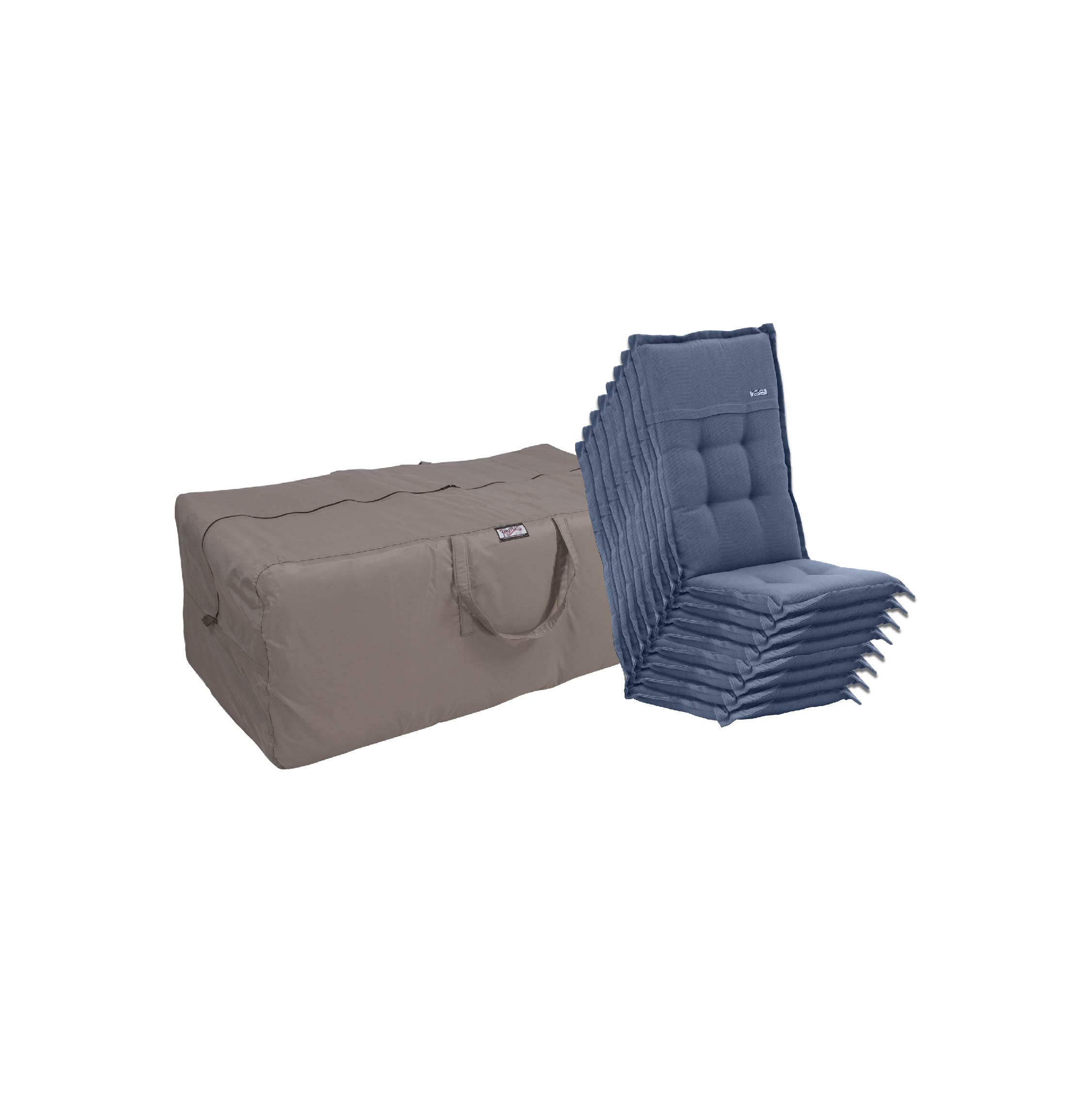 Storage bag for garden cushions Storage bag for garden cushions