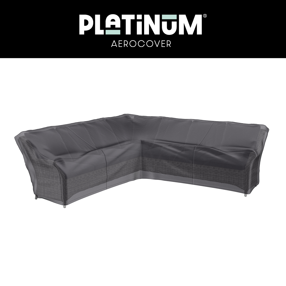Corner sofa cover 220 x 220 x 100 H: 90 - 65 cm - high model