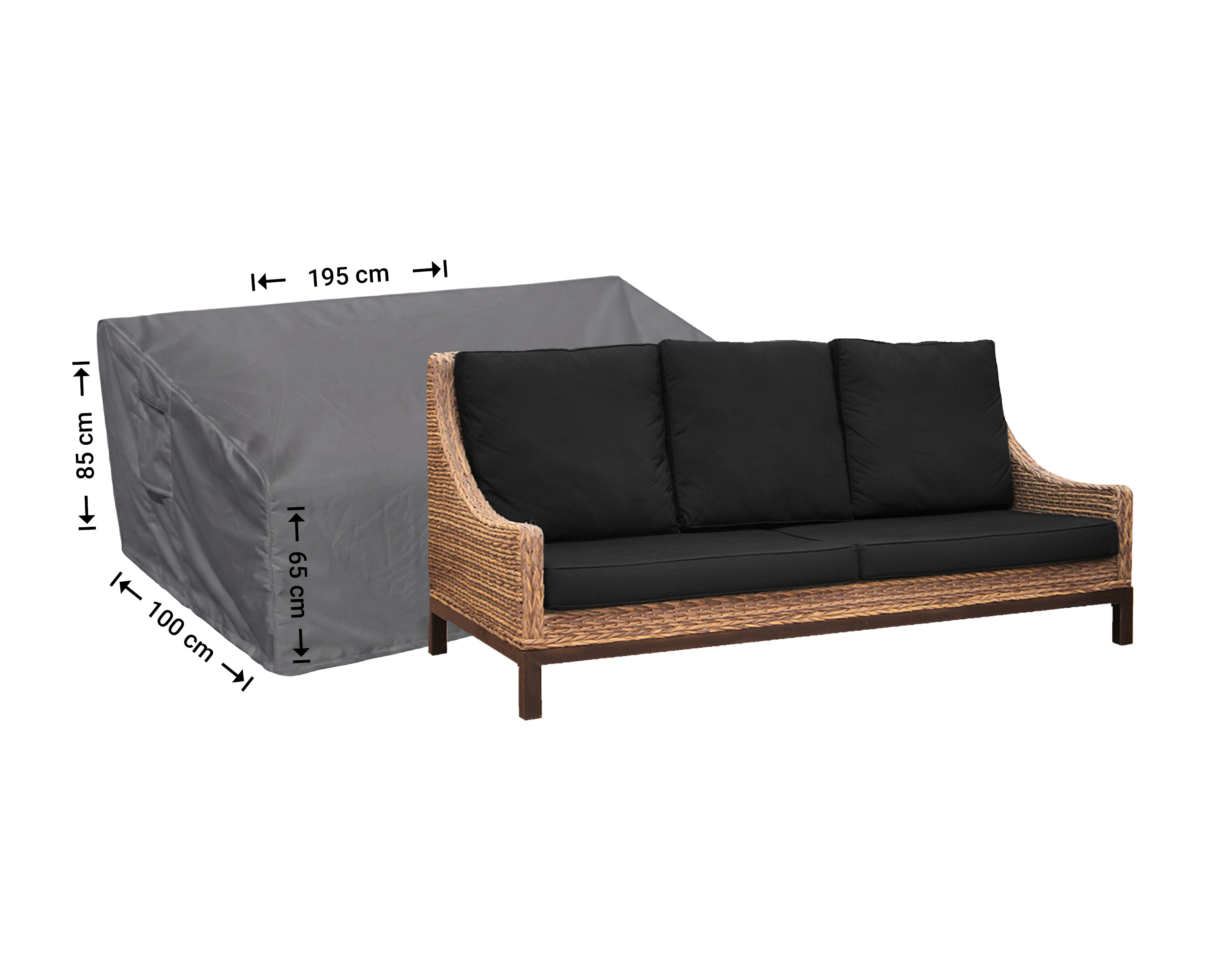 Raffles Covers shaped lounge sofa cover