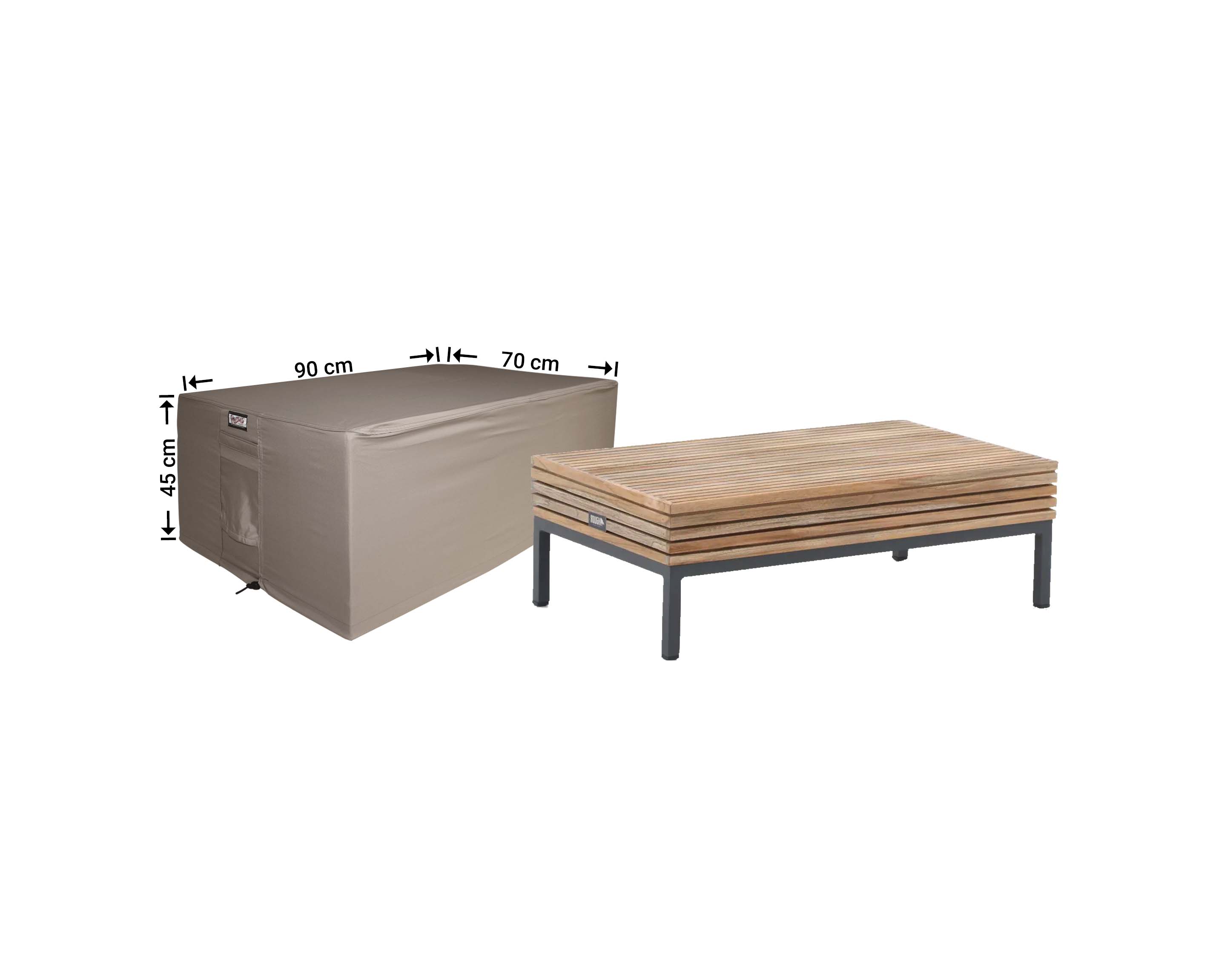 RFS9070_hoes-afmeting Hockerhoes 90 x 70 H: 45 cm