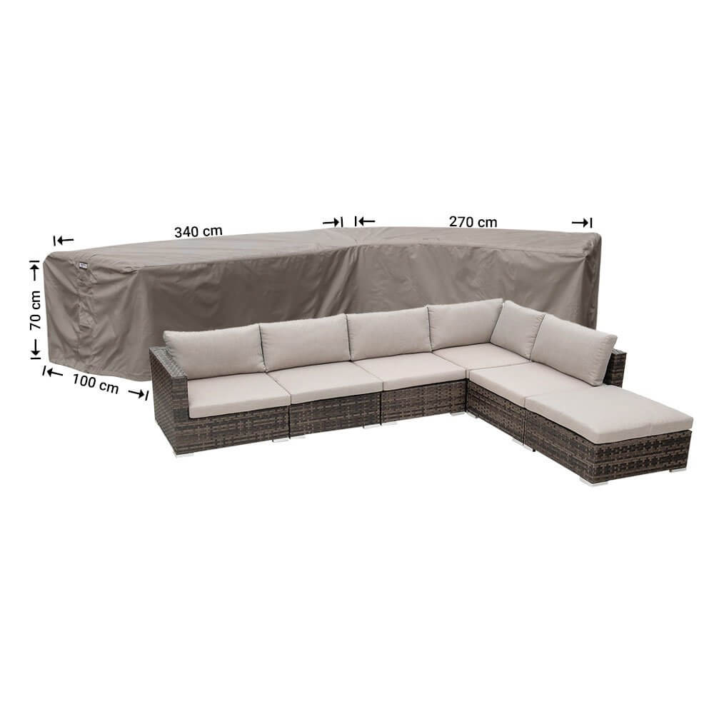 rhs340270right-completeH5IcgXL9hkQ2T Hoekbank beschermhoes 340 x 270 x 100 H: 70 cm