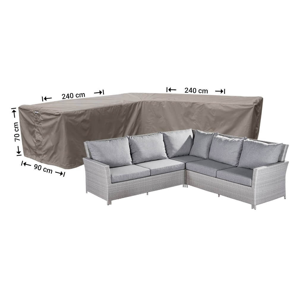 Raffles Covers L-shaped corner sofa covers with equal sides