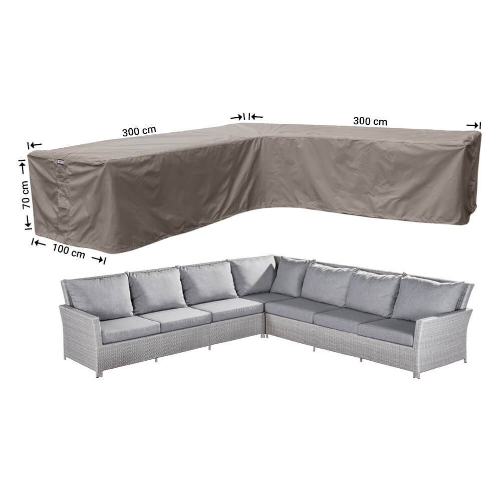 Raffles Covers L-shaped corner sofa covers with equal sides