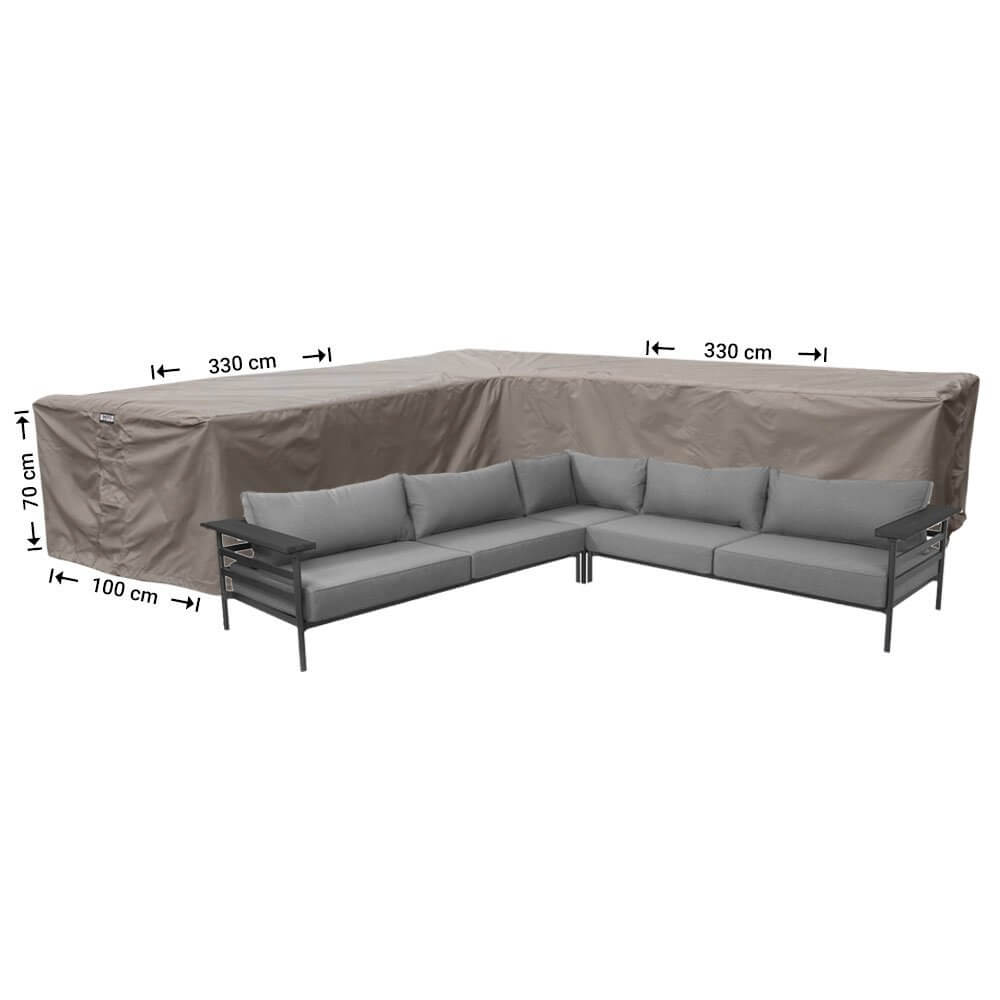 Raffles Covers L-shaped corner sofa covers with equal sides