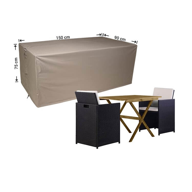 RLB150bistro6Q4zC5gKw4vqr Afdekhoes voor bistro set 150 x 90 H: 75 cm