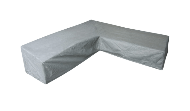 L-shaped cover for a dining corner sofa 305 x 250 H: 100 / 70 cm