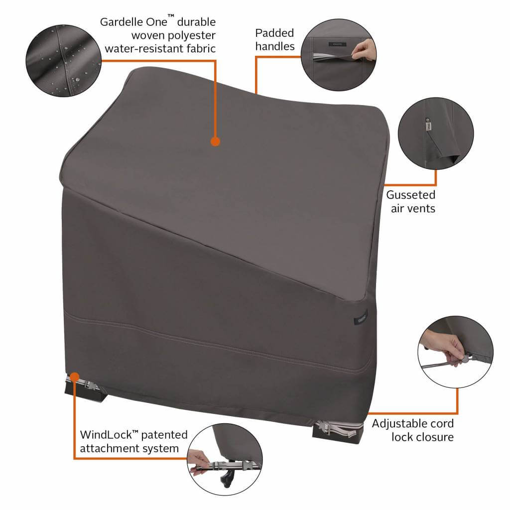 Corner sofa center section cover 102 x 102 H: 79 cm