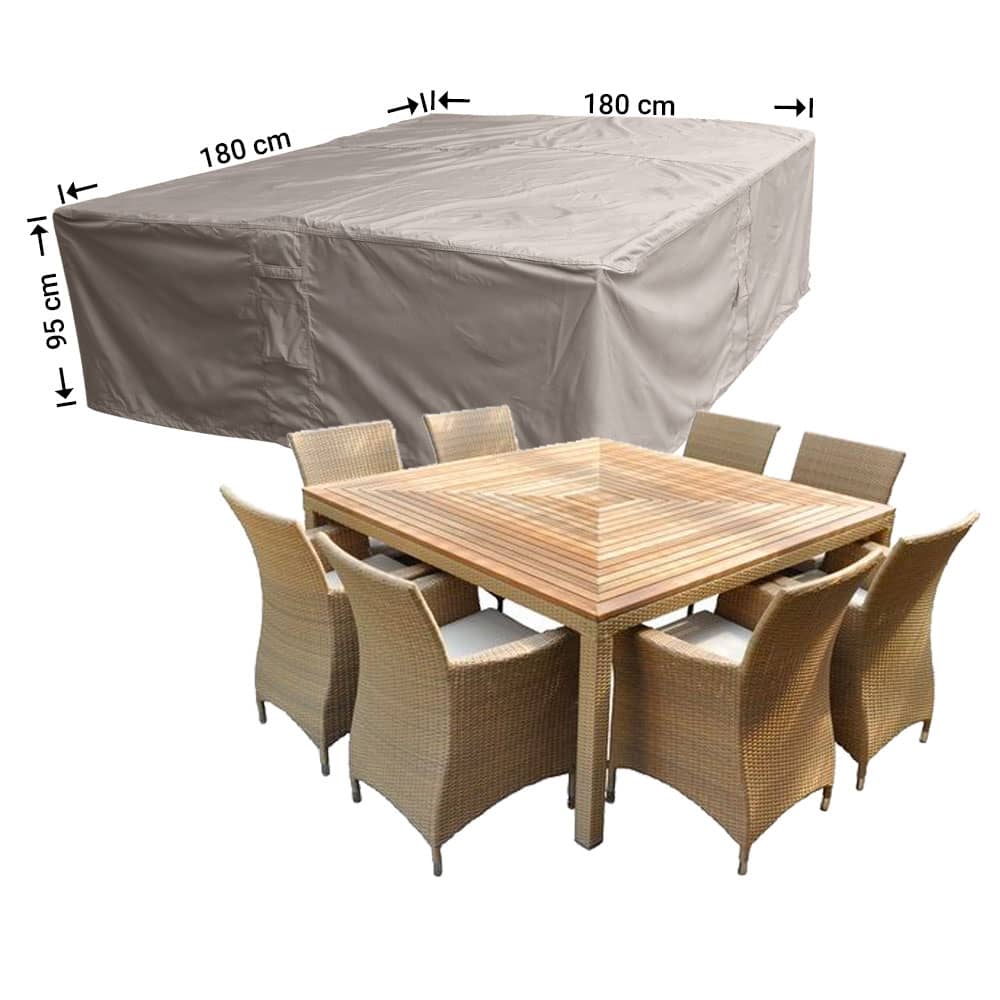 Protection cover outdoor dining set 180 x 180 H: 90 cm