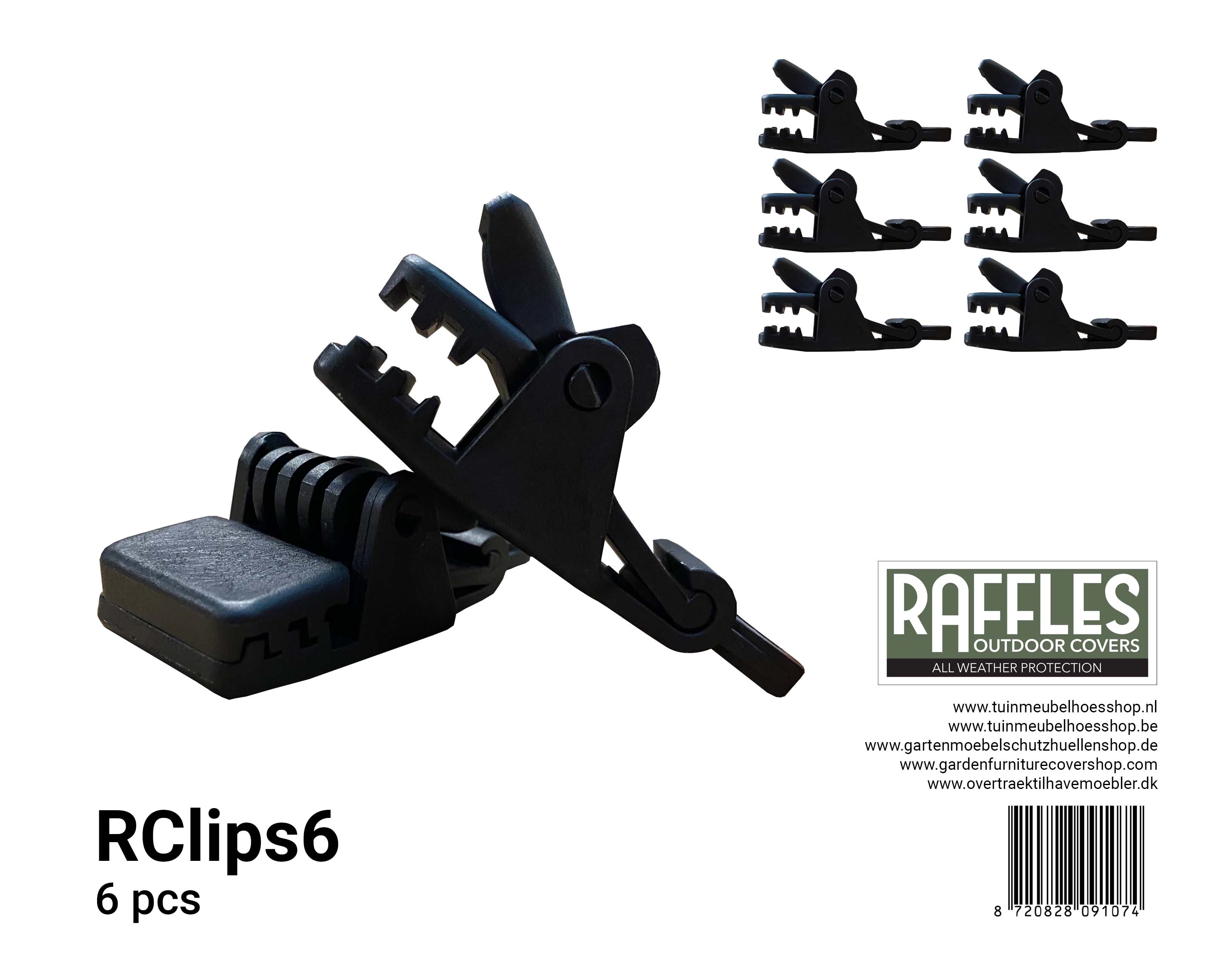 RClips6_8720828091074 Garden furniture cover clip 6 pcs