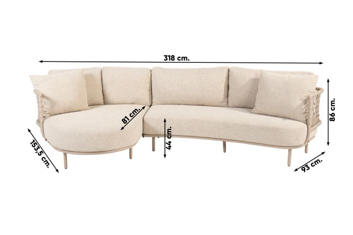 Premium cover for Sardinia Loungesofa - 4 Seasons Outdoor - 4SO