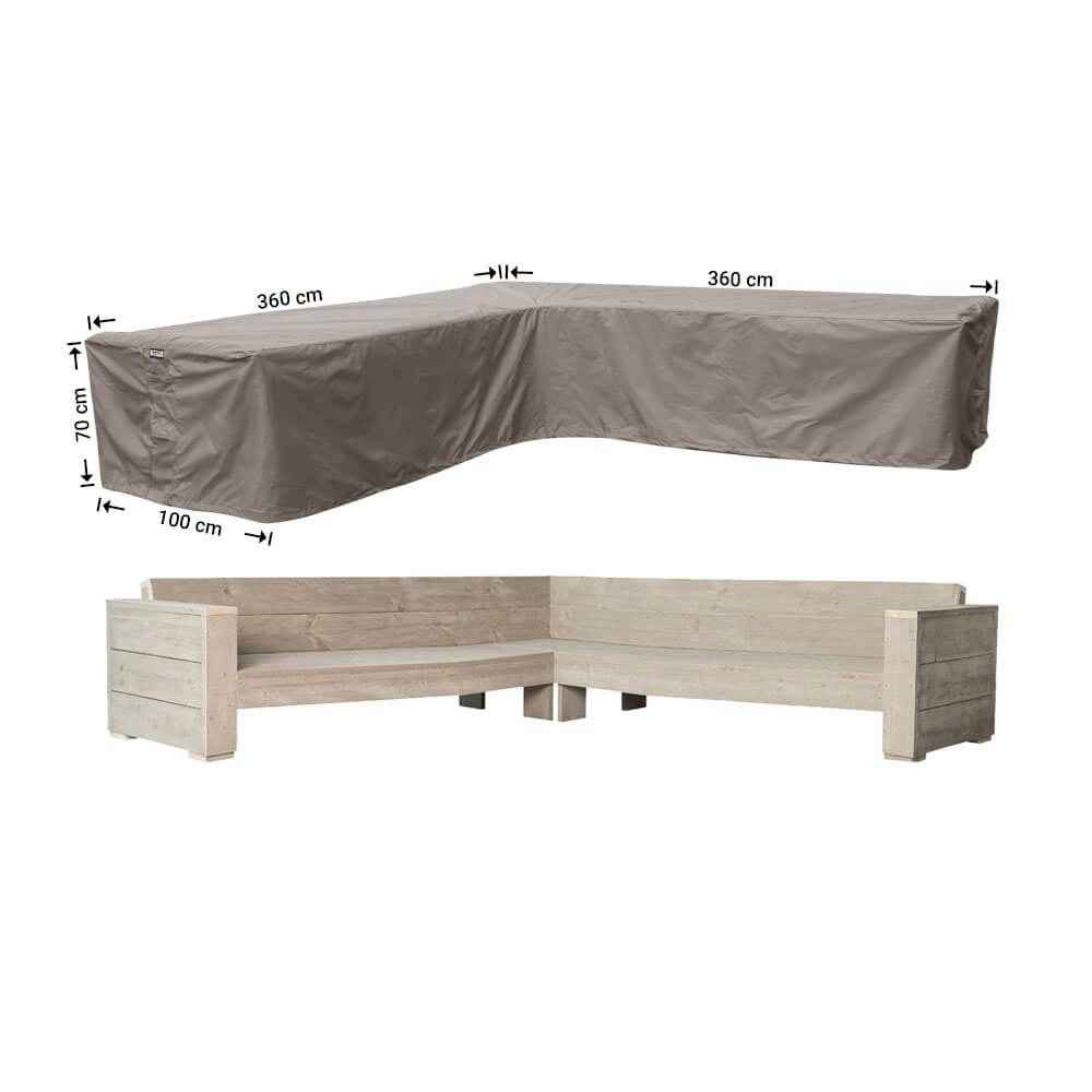 Raffles Covers L-shaped corner sofa covers with equal sides