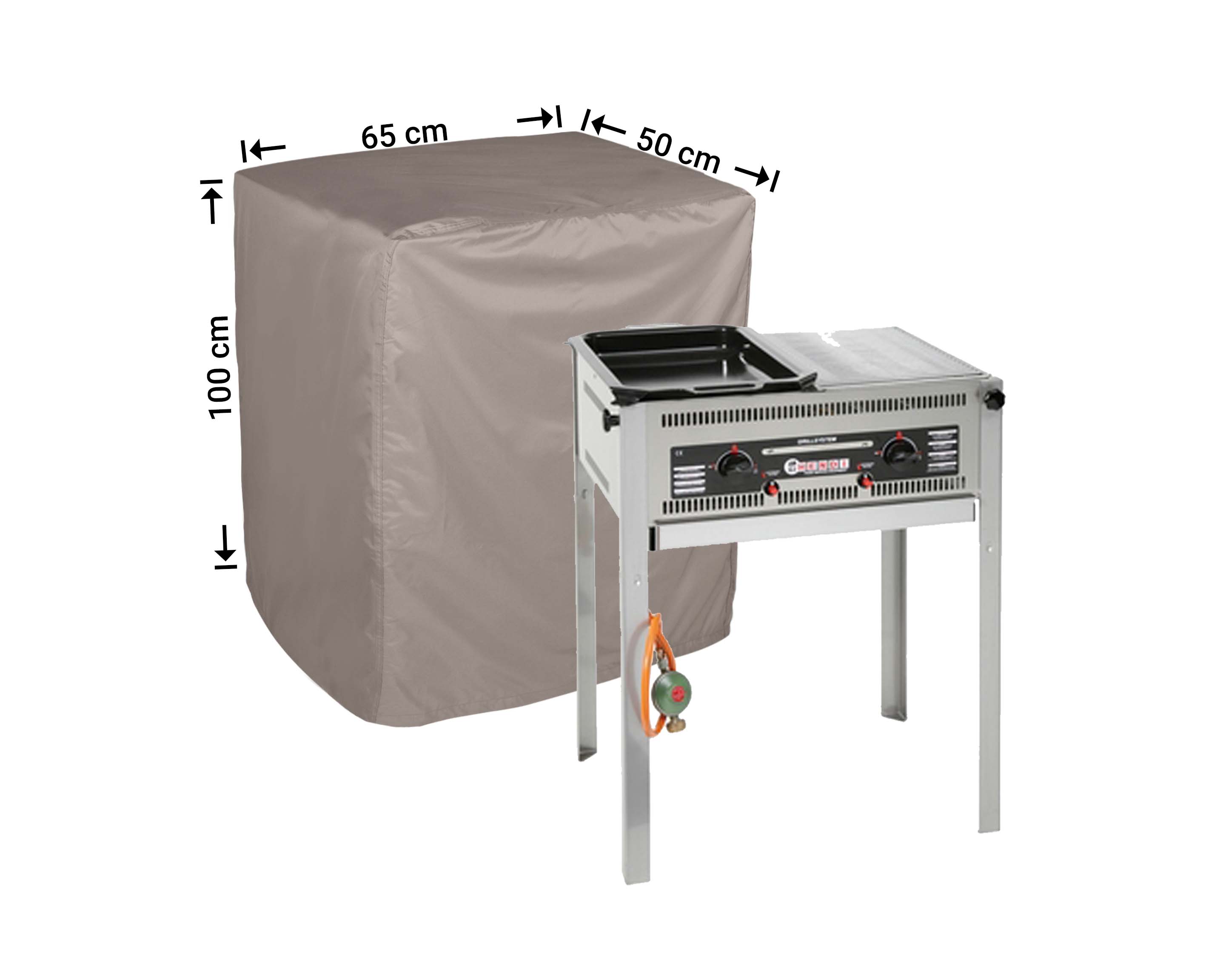 Cover 65 x 50 H: 100 cm for camping grill or camping BBQ Cover 65 x 50 H: 100 cm for camping grill or camping BBQ