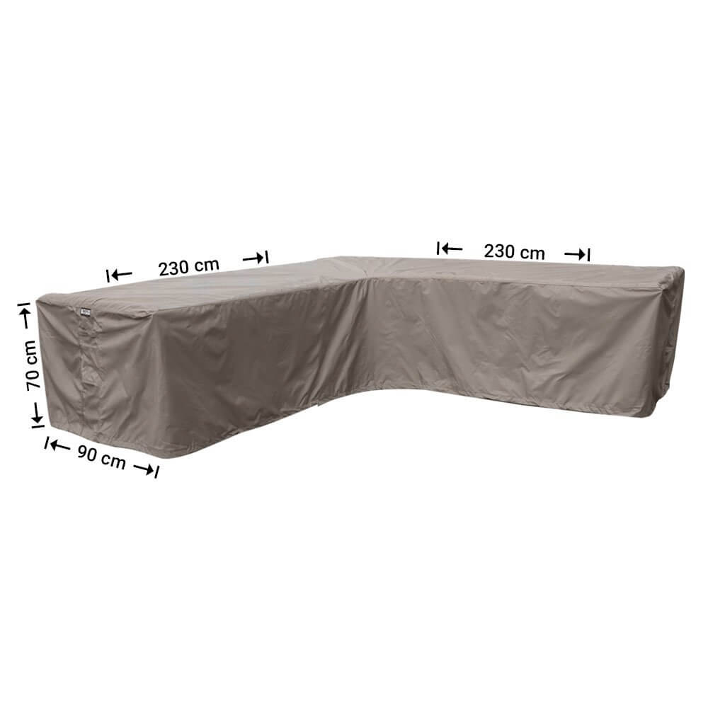 rhs230SSc9Va4MydoBZ Afdekhoes voor hoekbank 230 x 230 x 90 H: 70 cm