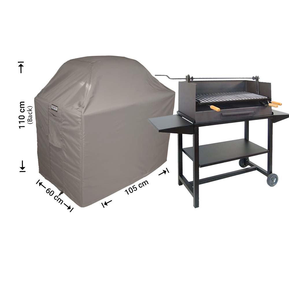 Outdoor grill cover 105 x 60 H: 110 / 100 cm