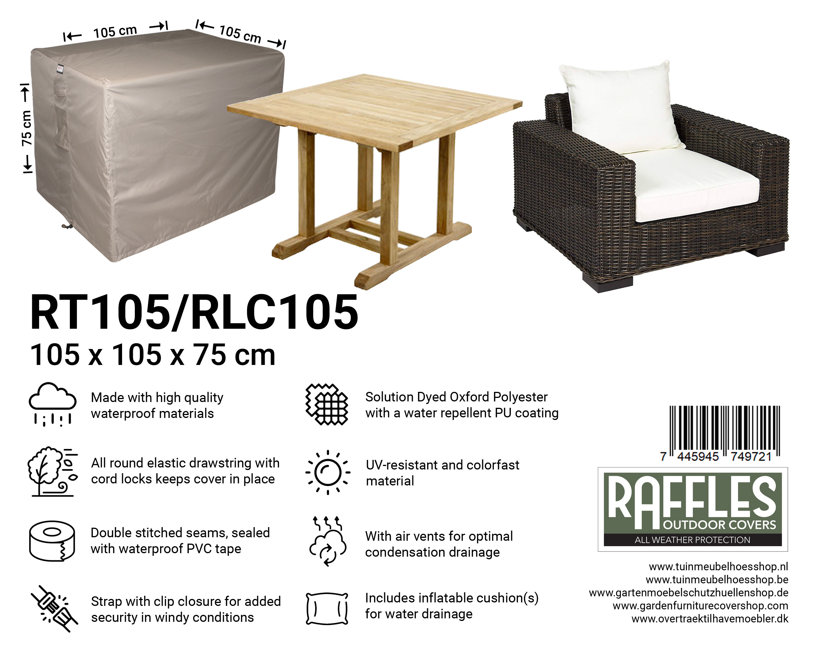 RT105-RLC105_7445945749721-7445945744788qlFJlYLleCX8F Garden cover for table 105 x 105 H: 75 cm