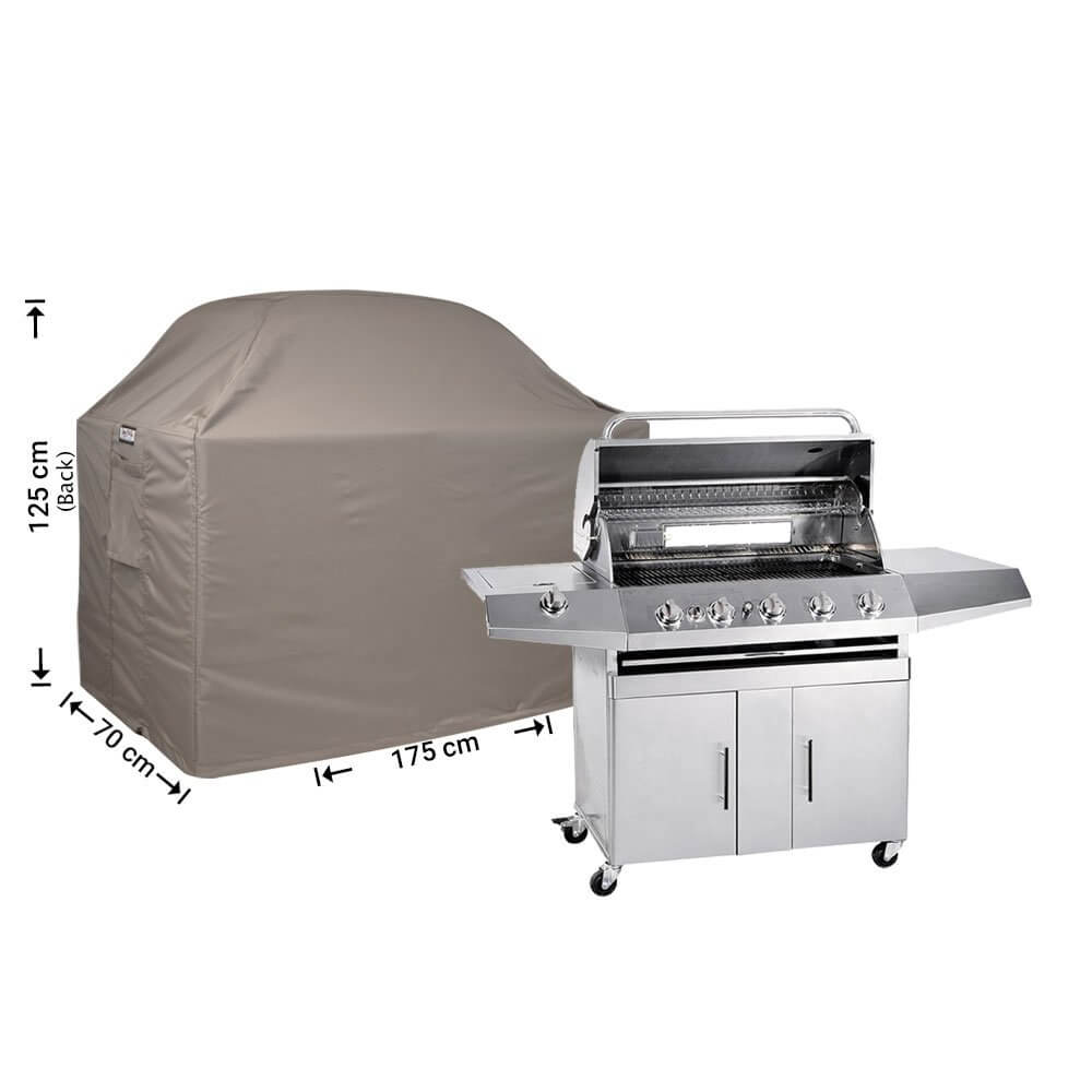 Outdoor cover for BBQ grill 175 x 70 H: 125 / 115 cm