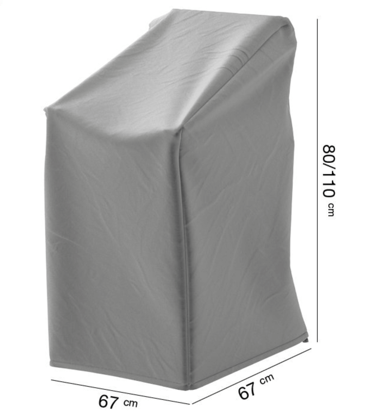 AquaShield cover for stacking chairs 67 x 67 H: 110 cm