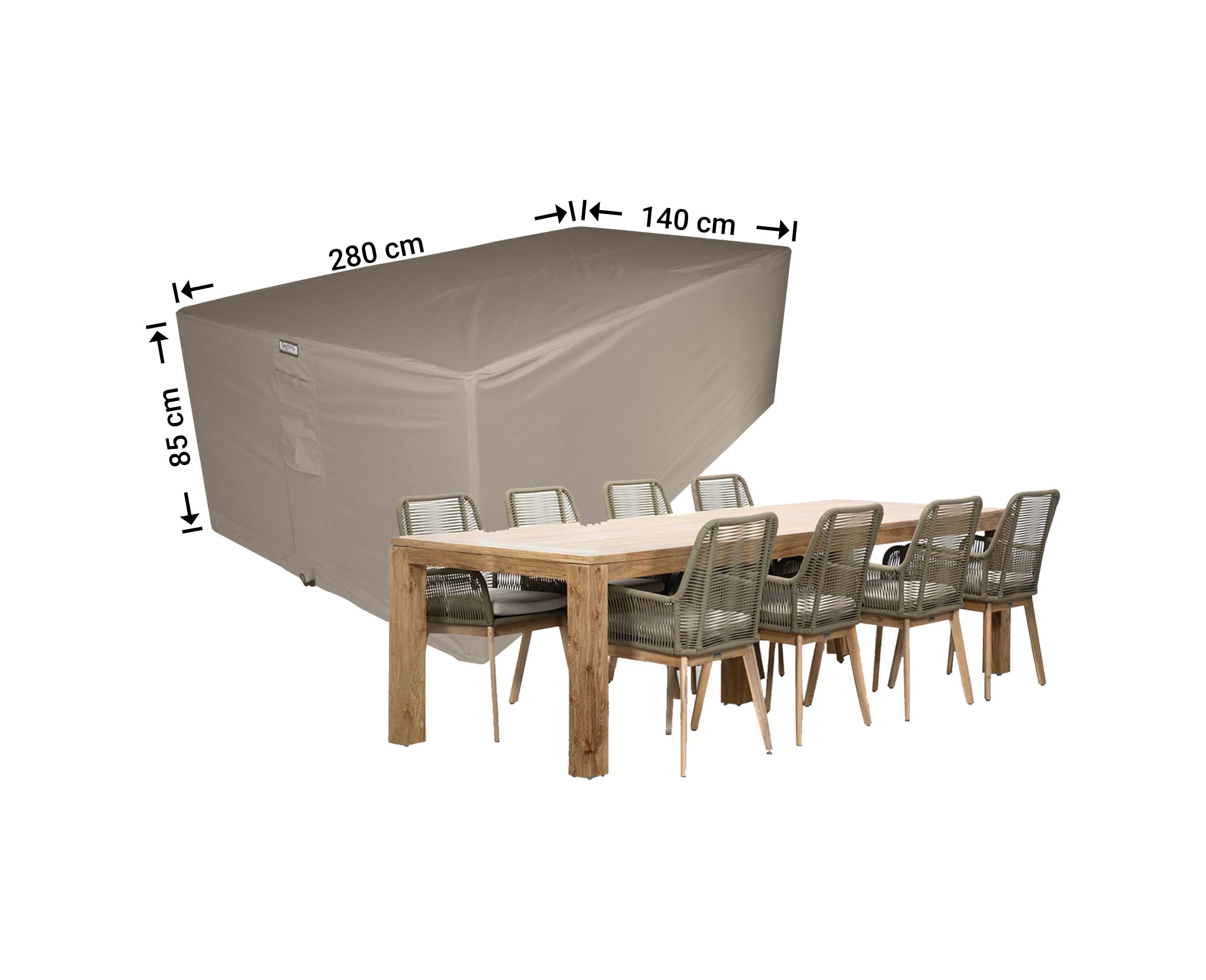 Garden set cover 280 x 140 H: 85 cm Garden set cover 280 x 140 H: 85 cm