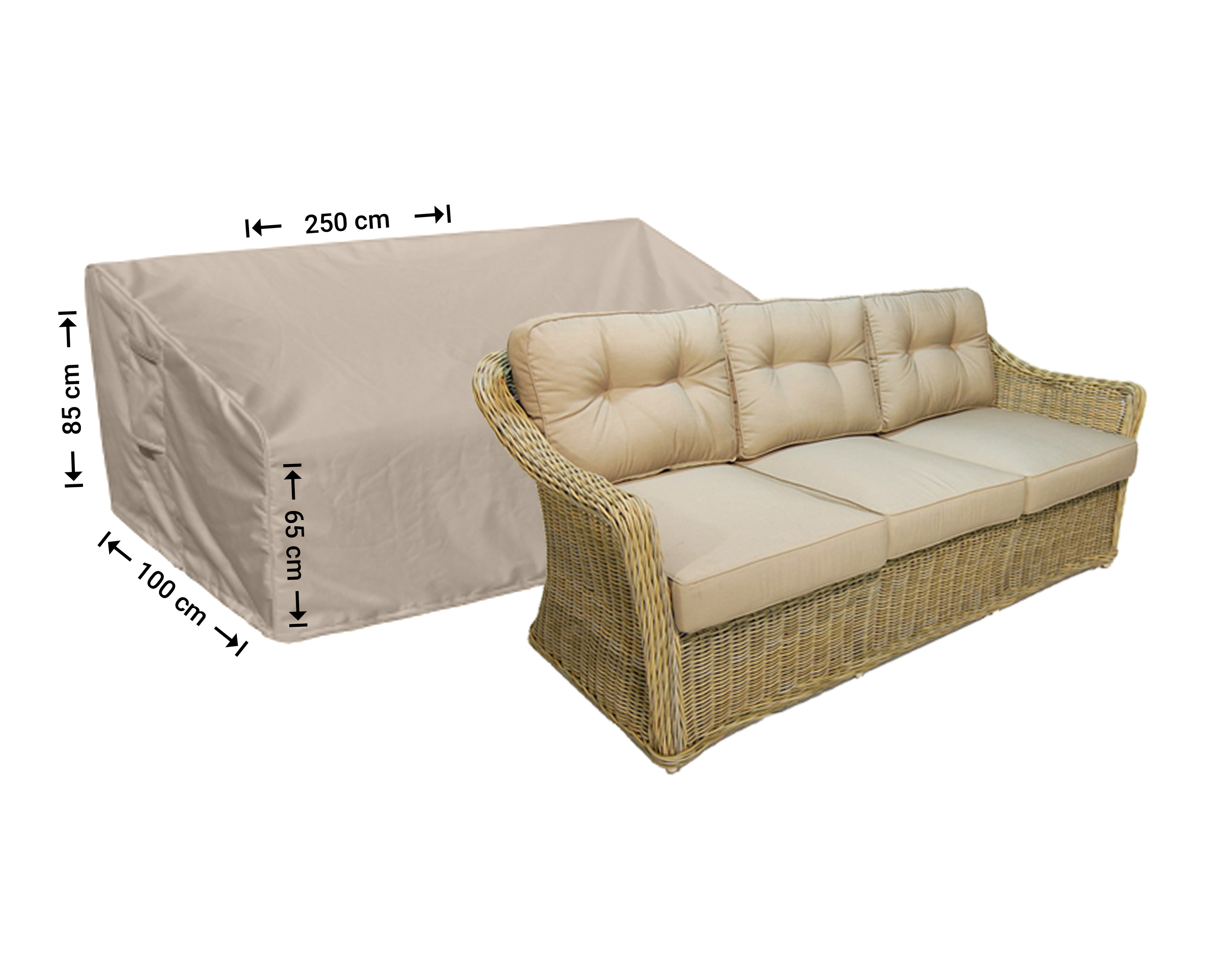 Raffles Covers shaped lounge sofa cover
