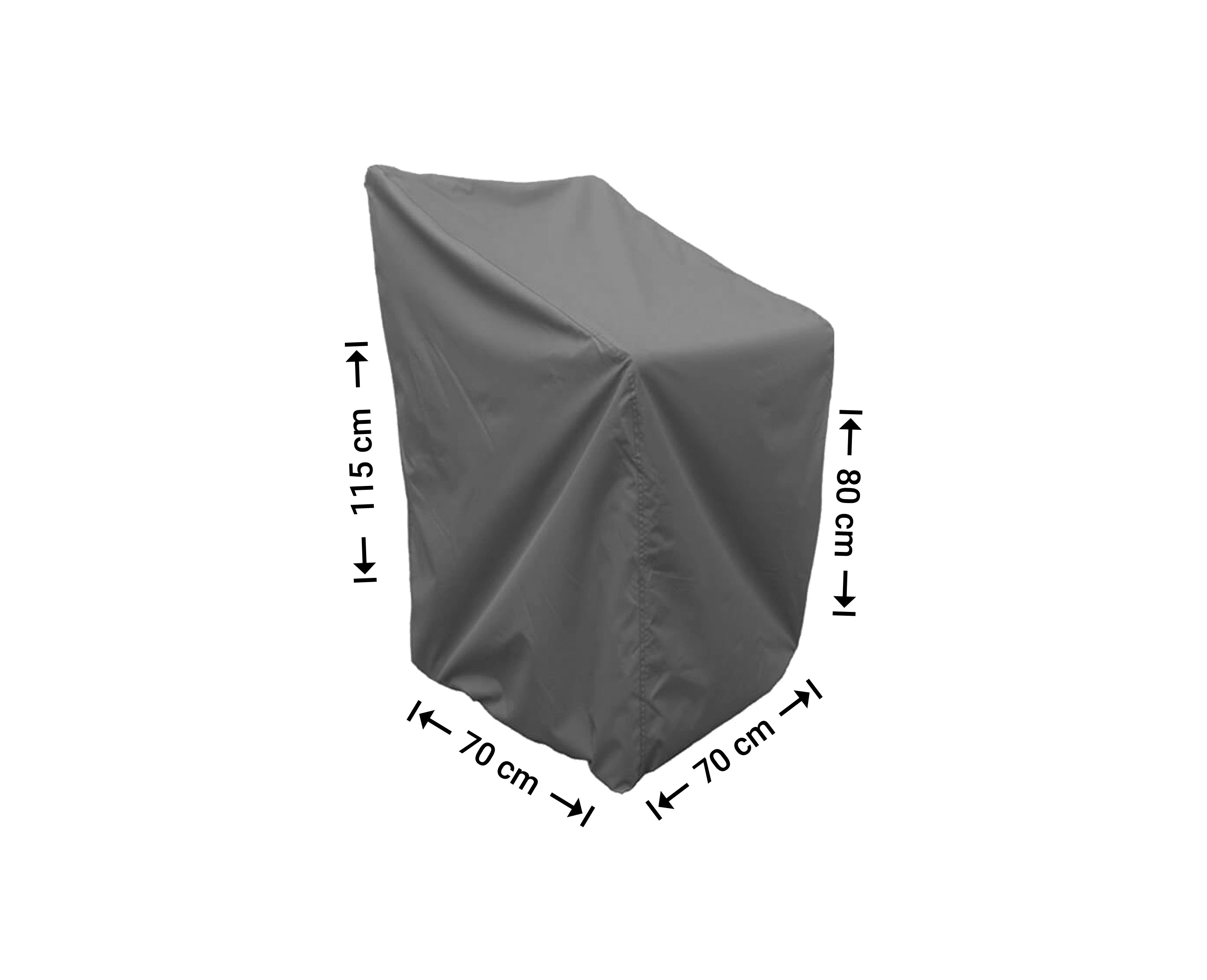 Shell Stacking Chair Cover Raffles stacking chair cover - Gardenfurniturecovershop