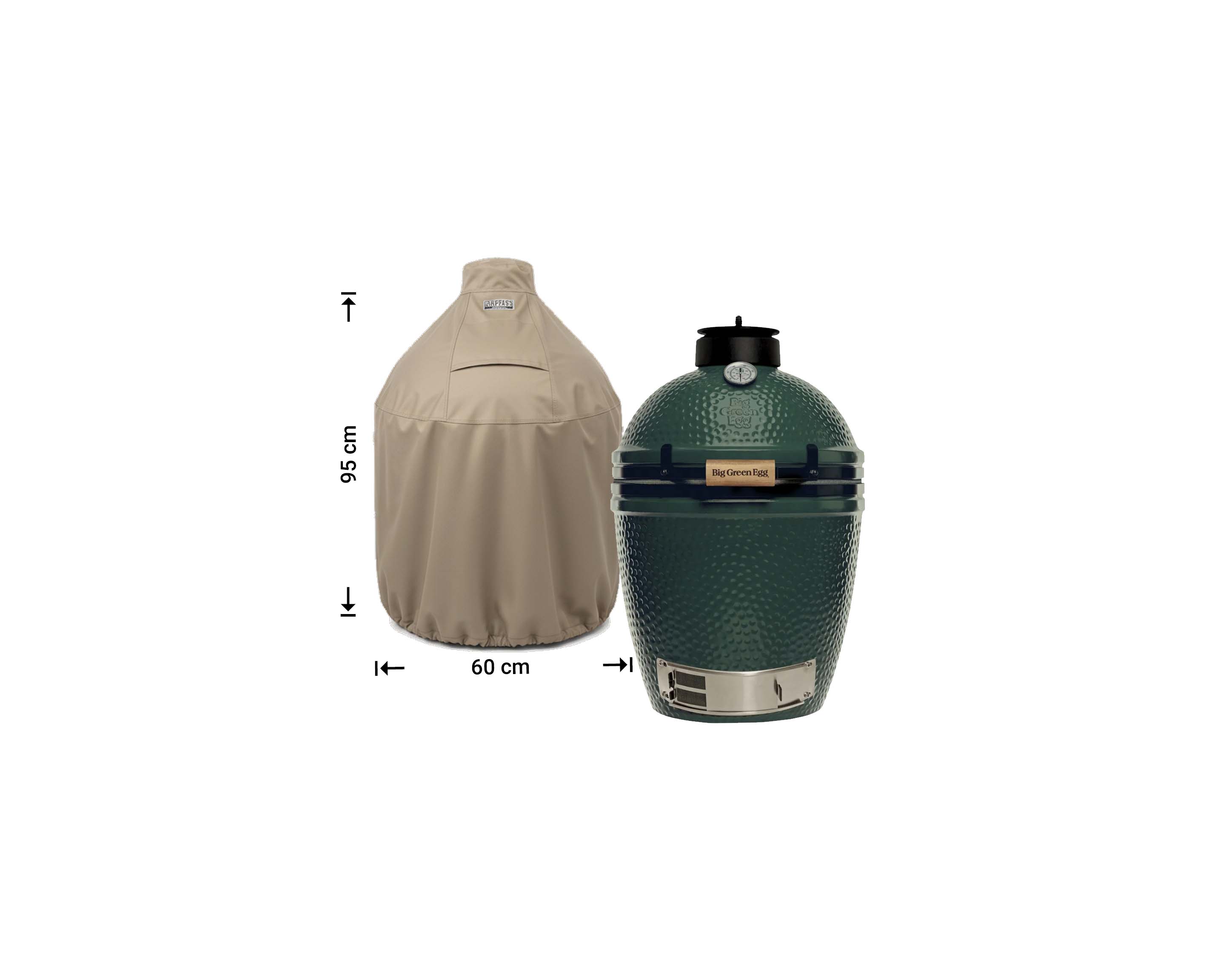 Raffles Covers round Kamado Cover for Big Green Egg & Ceramic Grills
