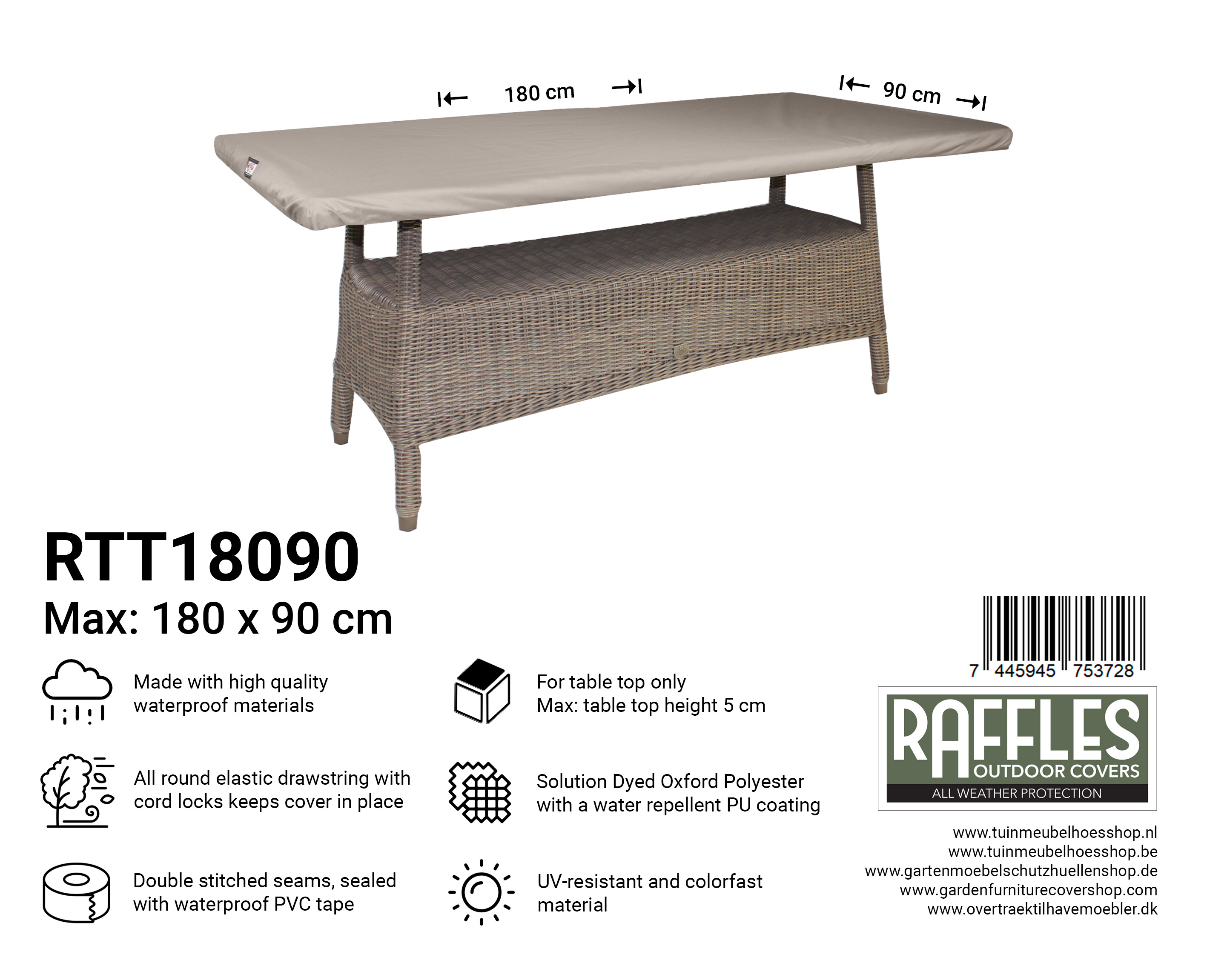 RTT18090_7445945753728 RTT18090 hoes tafelblad 180 x 90 cm