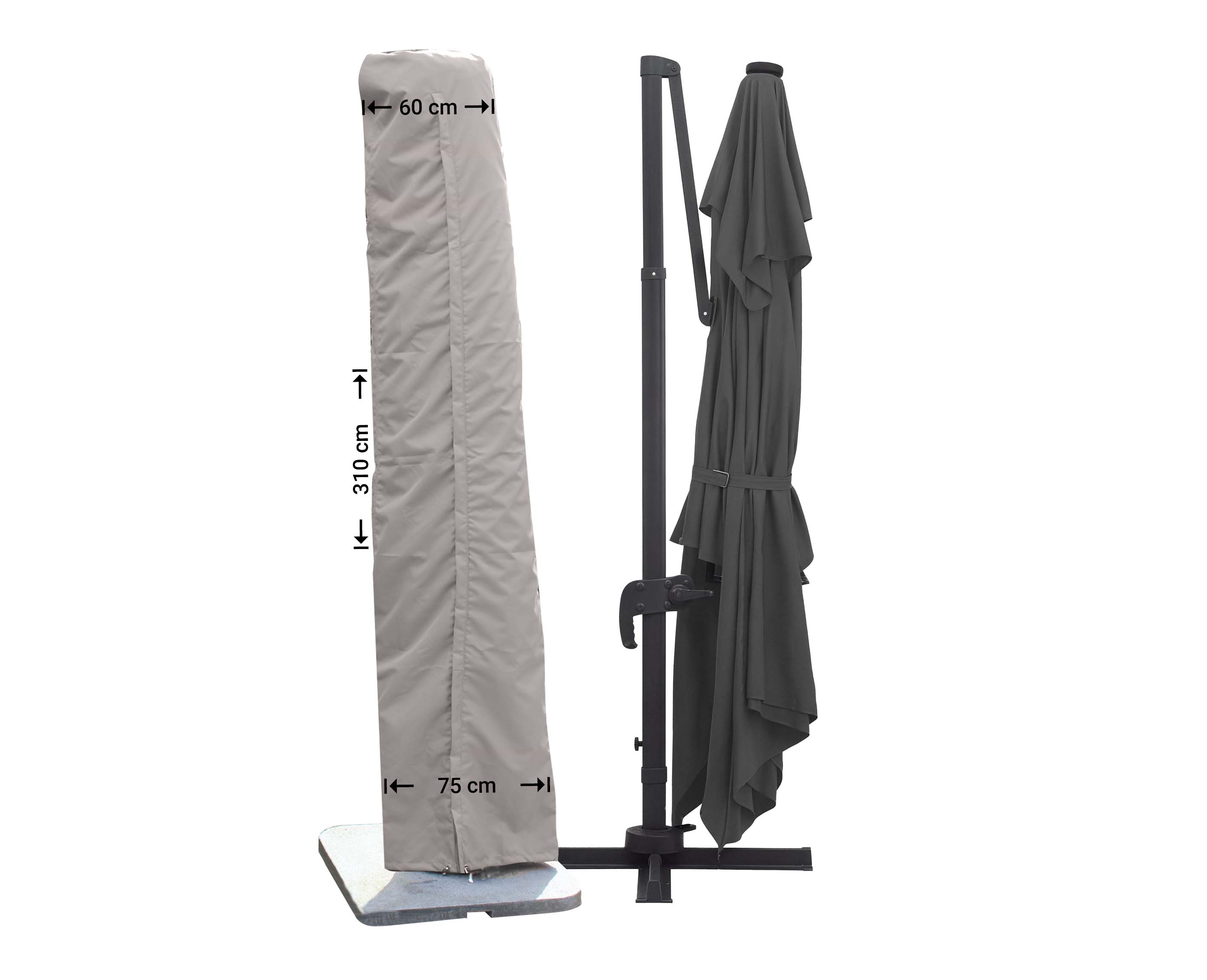 Raffles Covers parasol cover for centre pole and cantilever parasols