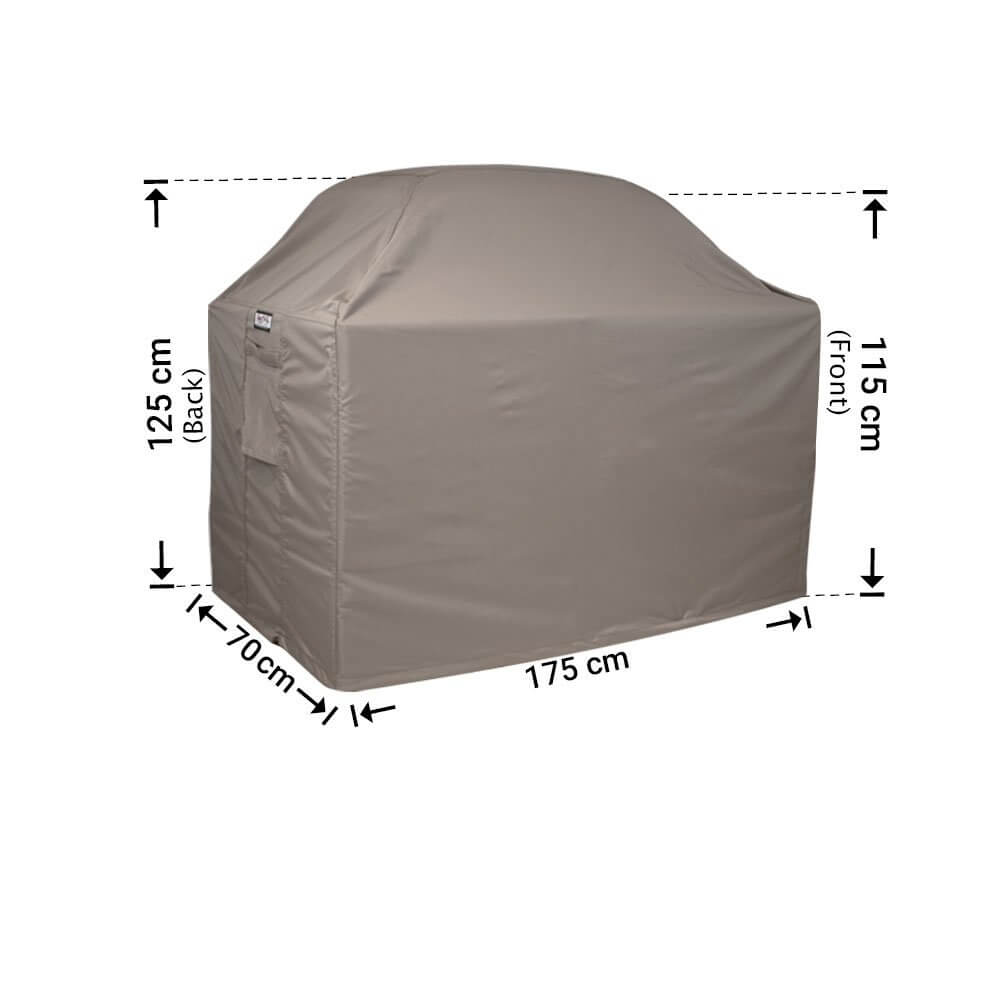 RBBQ175HDezmCe5Faiby3VrhH6N980n8Q Outdoor cover for BBQ grill 175 x 70 H: 125 / 115 cm